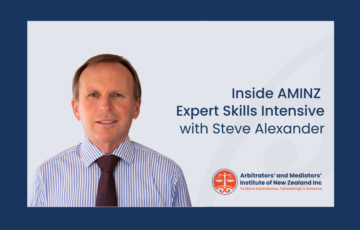 Inside AMINZ Expert Skills Intensive: Fast Five with Steve Alexander