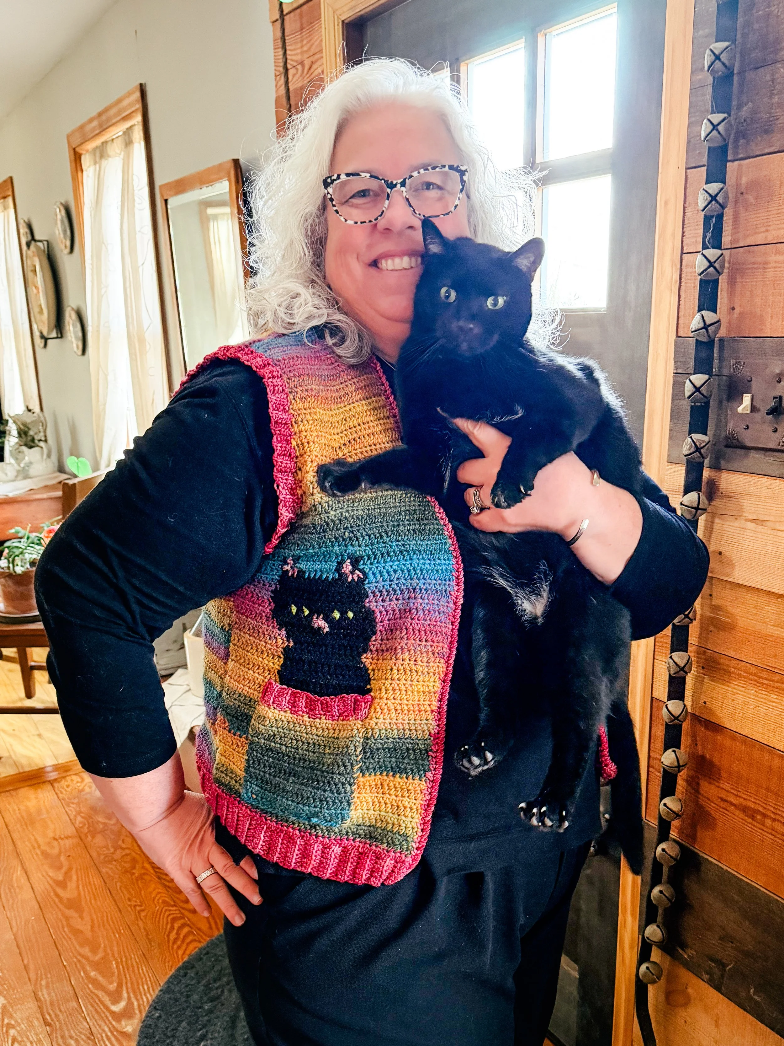 IG @stitchinseaside made with pair of vests pattern