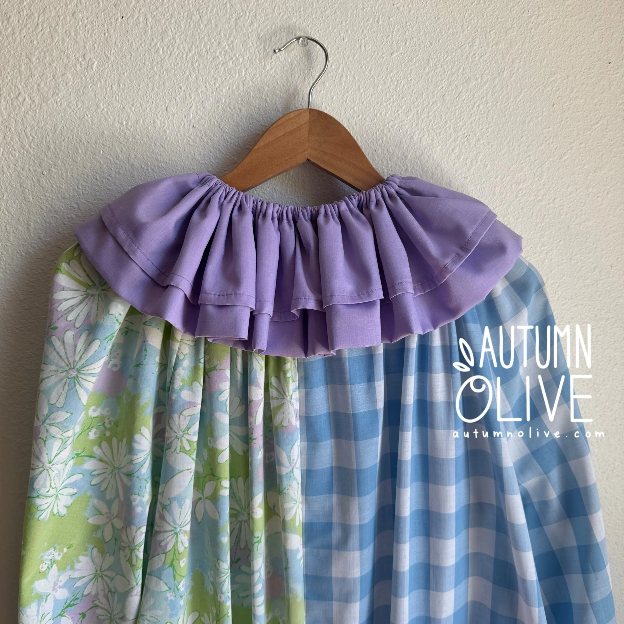 plumeria picnic clown suit | XS-2X