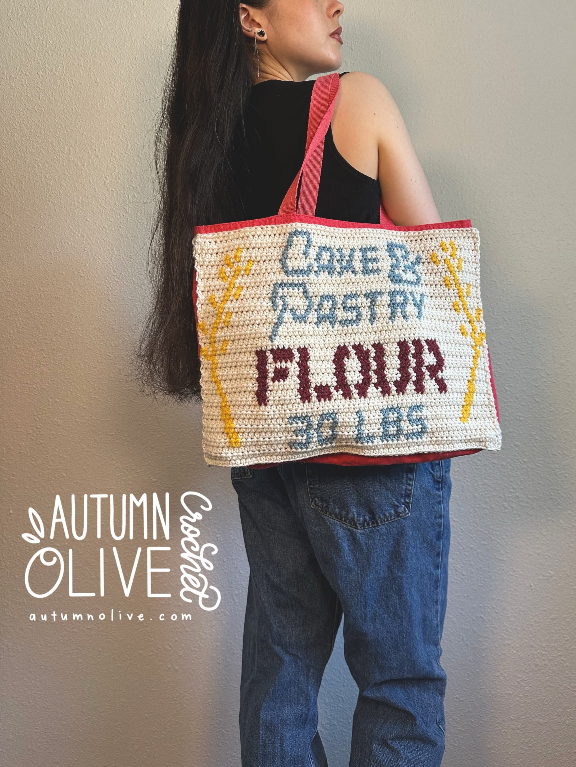 flour sack tote