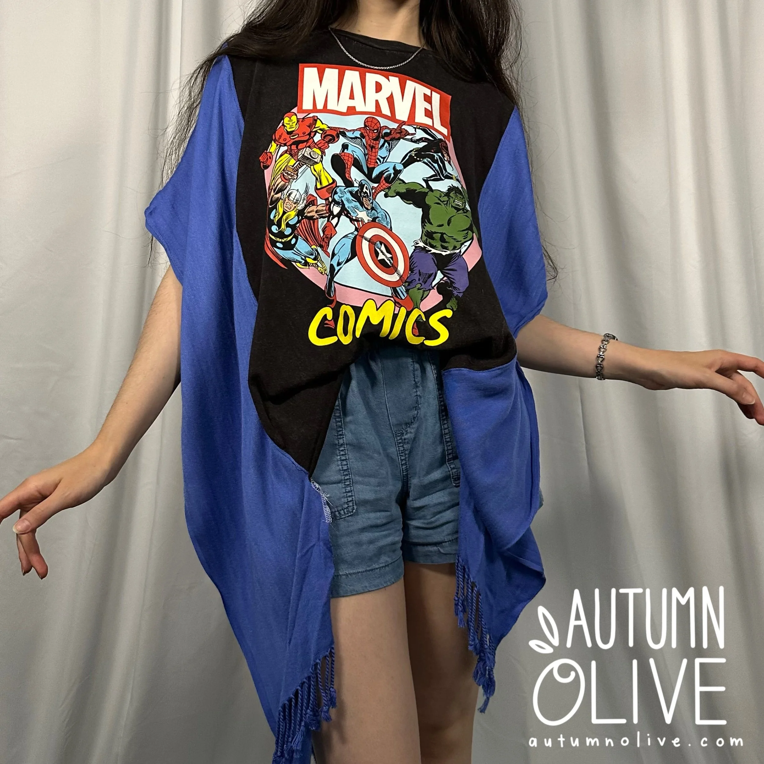 marvel comics t-shawl | S-XL