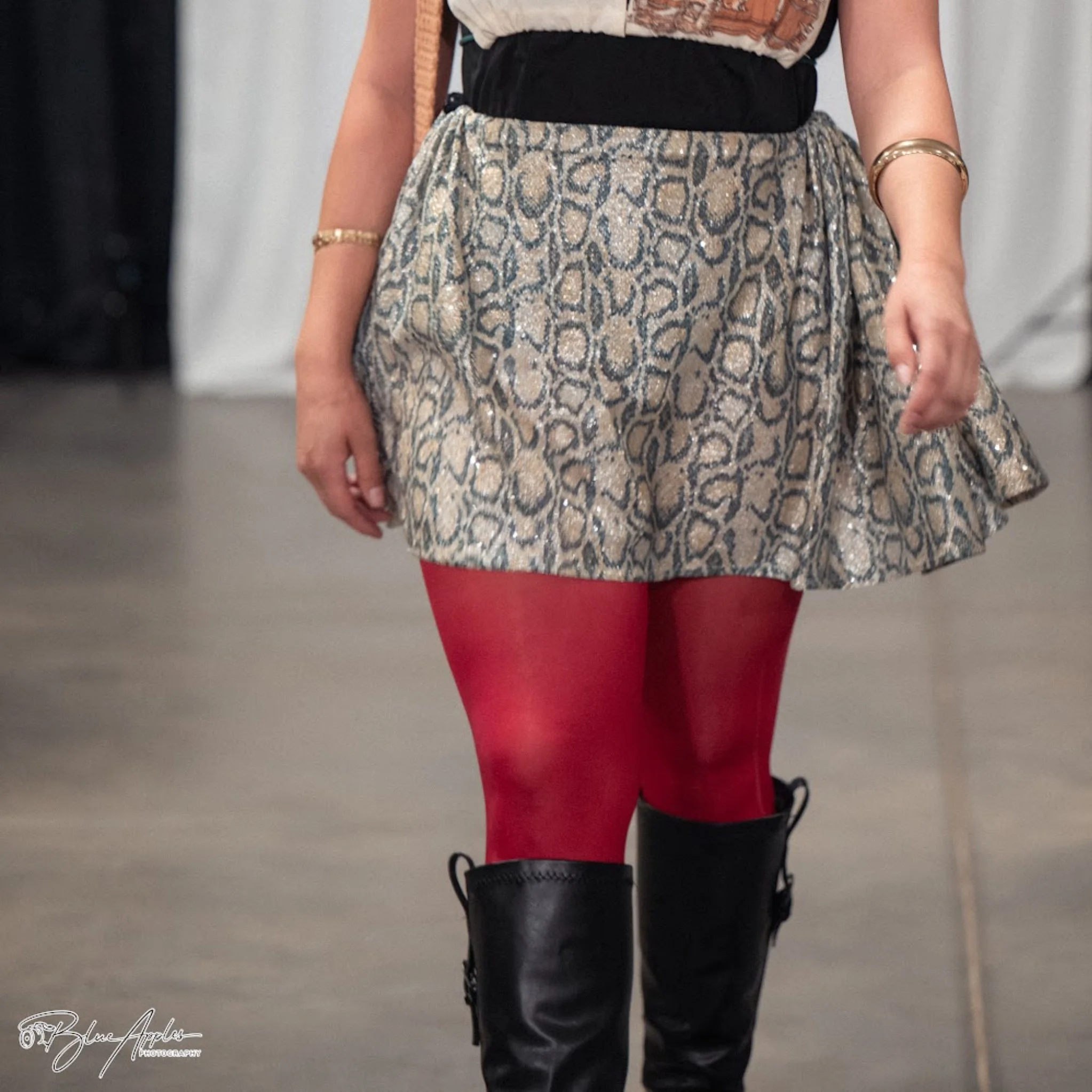 shimmer snake skirt | XS-2X