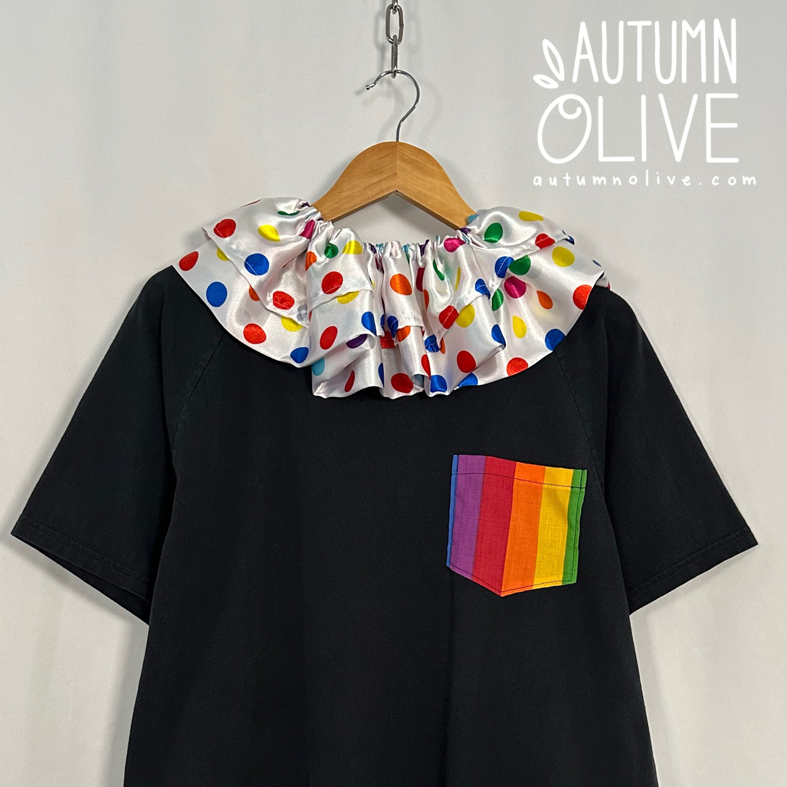 rainbow clown tee | L-2X