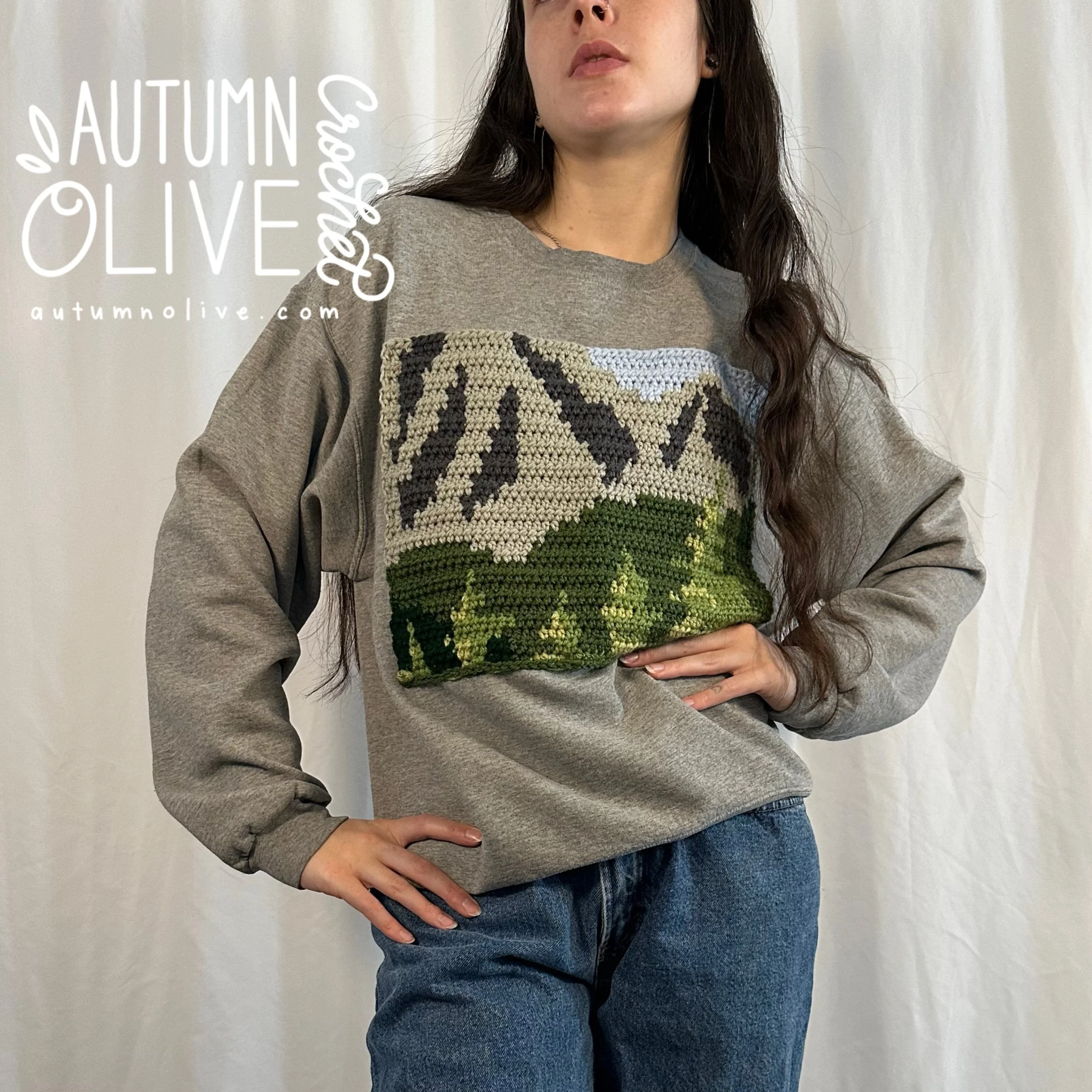 rocky mountains sweatshirt | S-XL