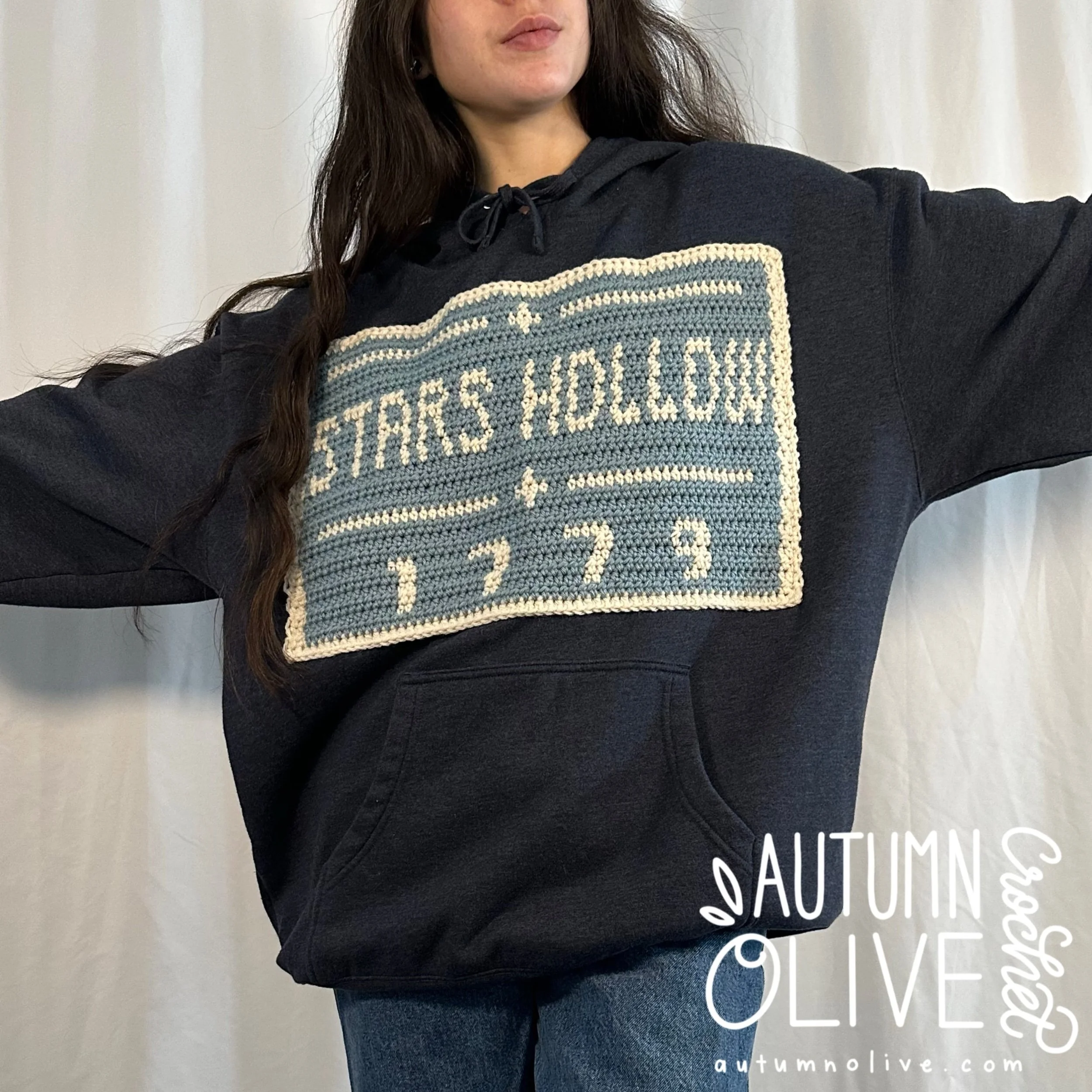 stars hollow sweatshirt | L-3X