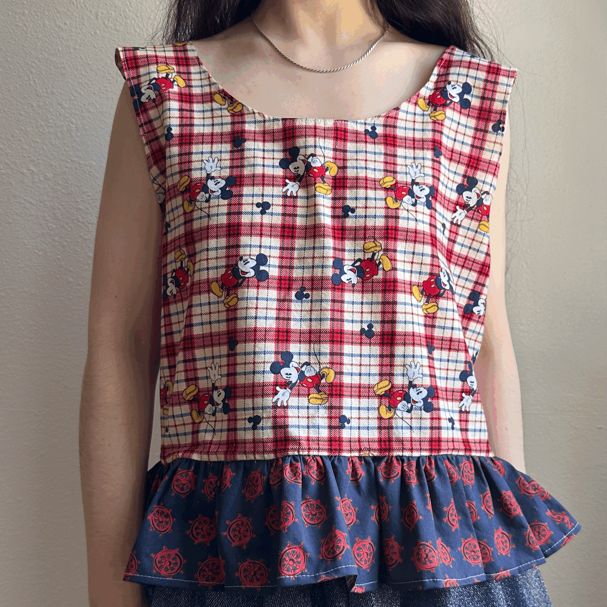 vintage mickey top | XS-M