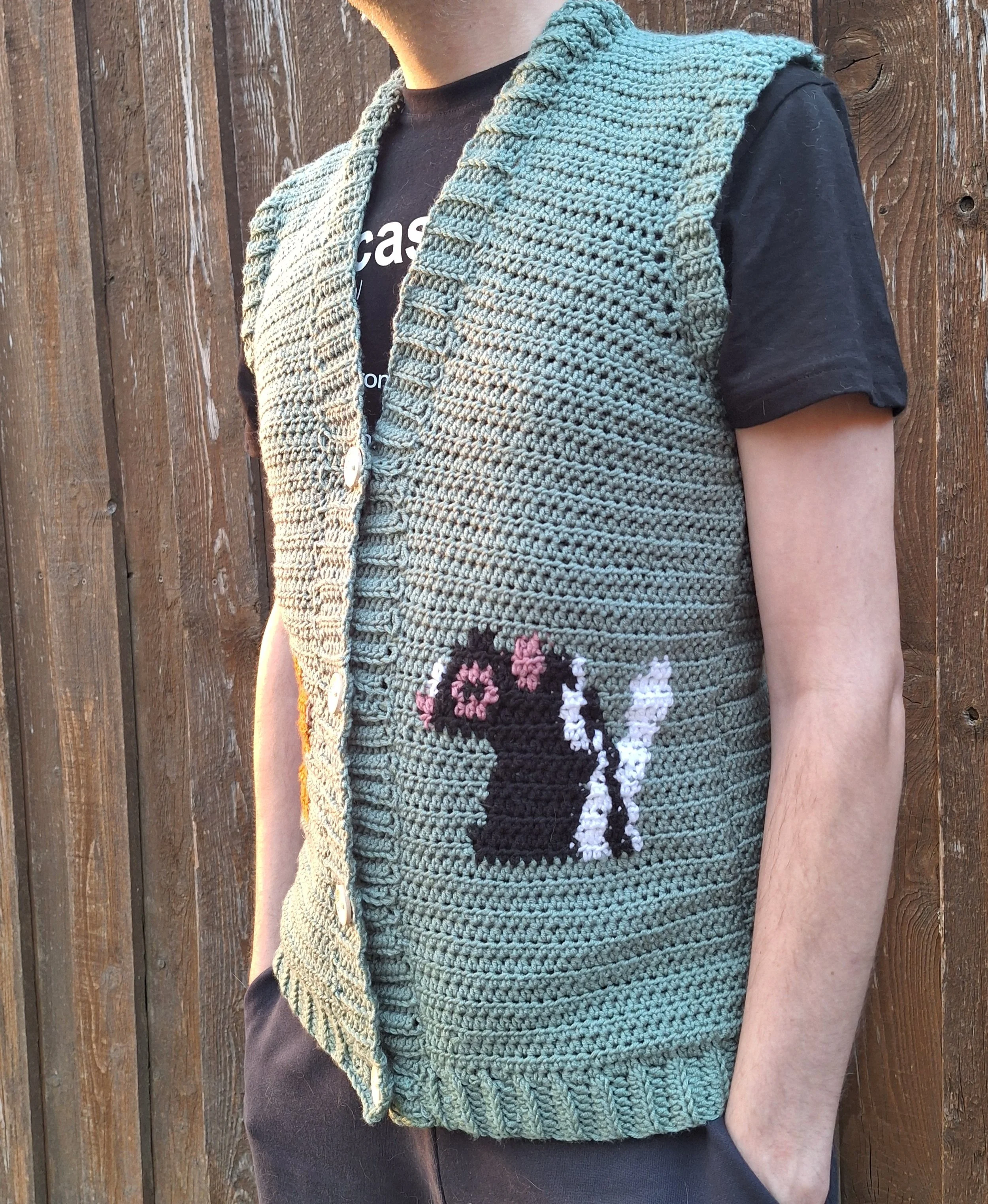 on "pair of vests" pattern (lengthened)