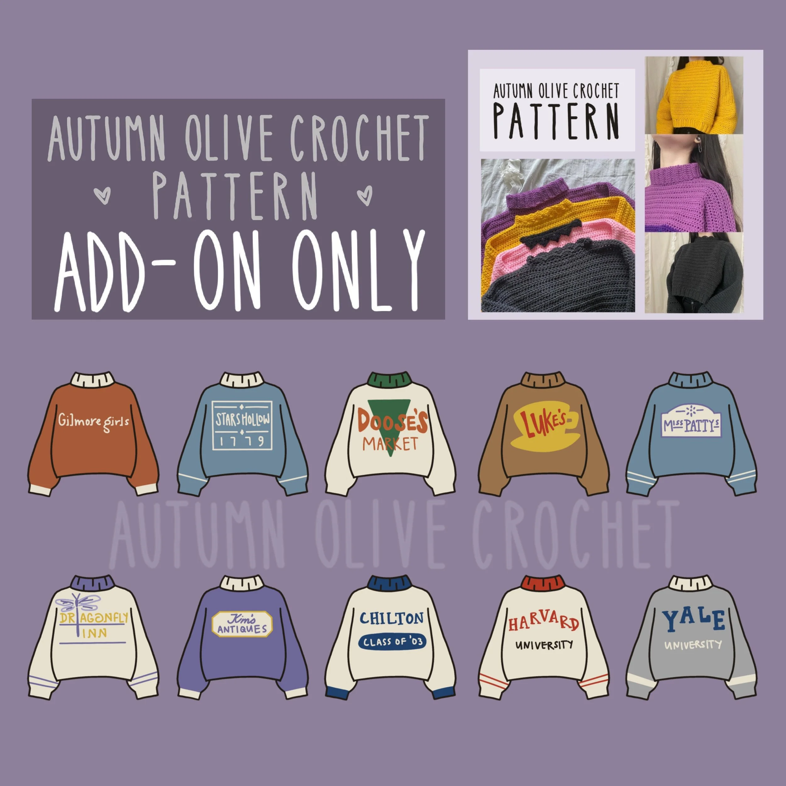 colorwork add-on: gilmore girls