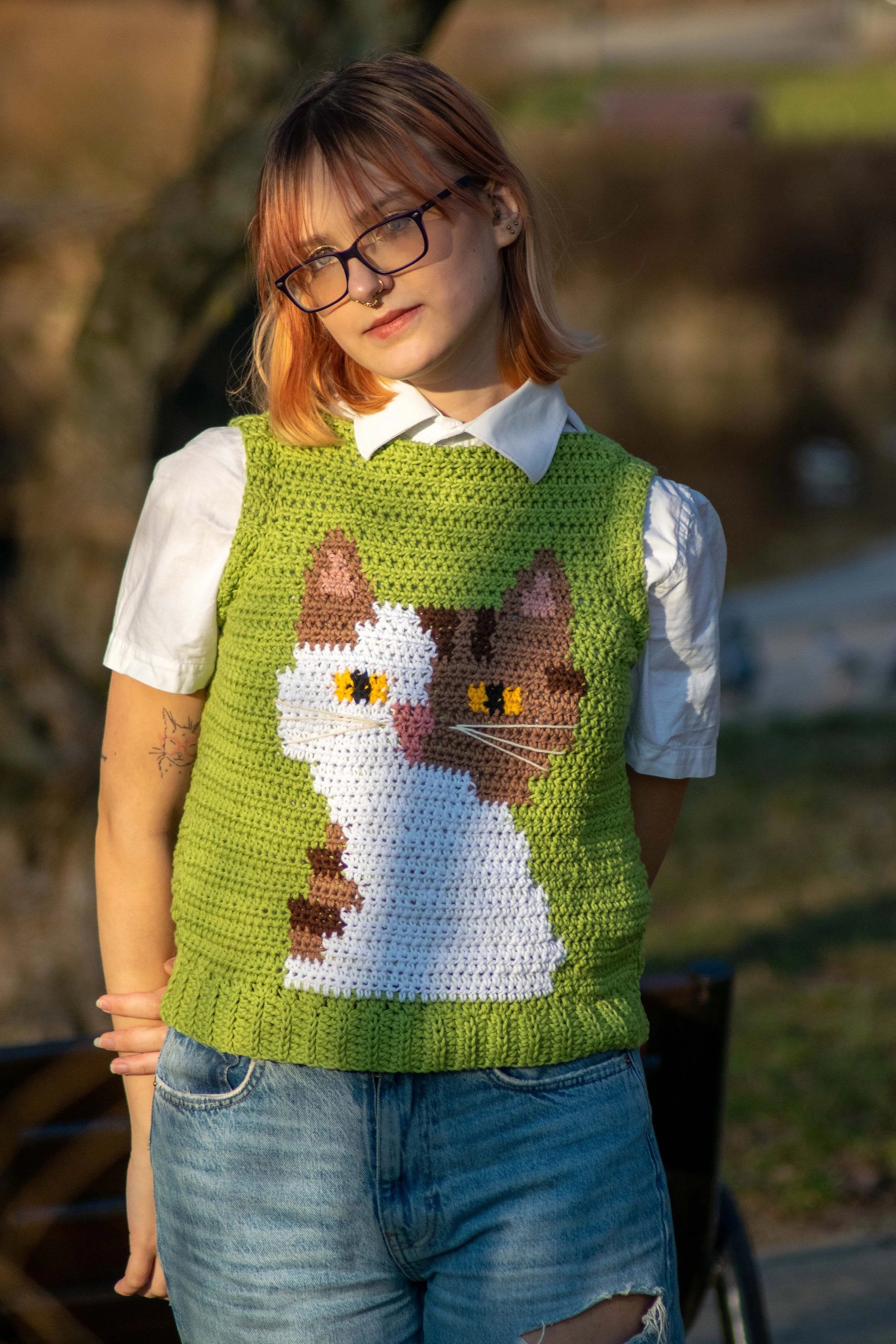 IG @_wiiku_ made with pair of vests pattern