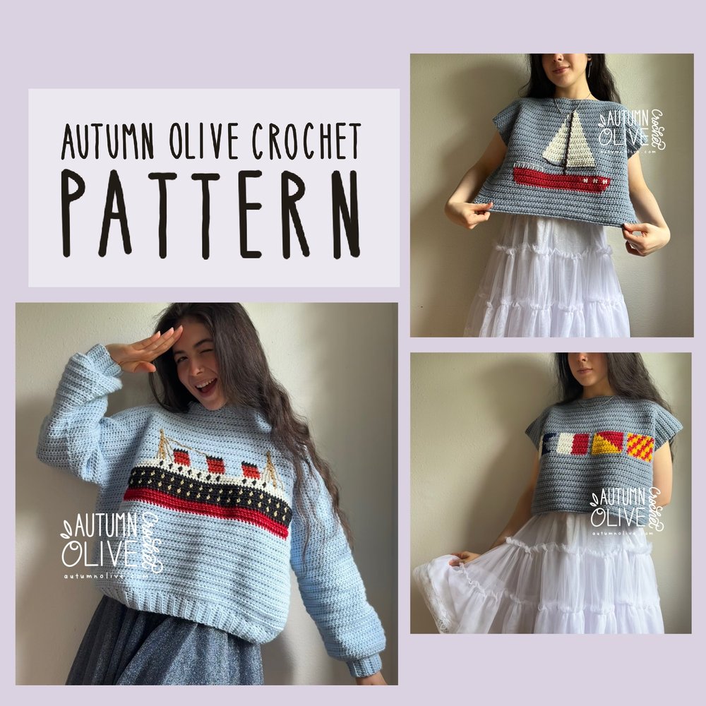 float your boats pullover pattern — autumn olive crochet