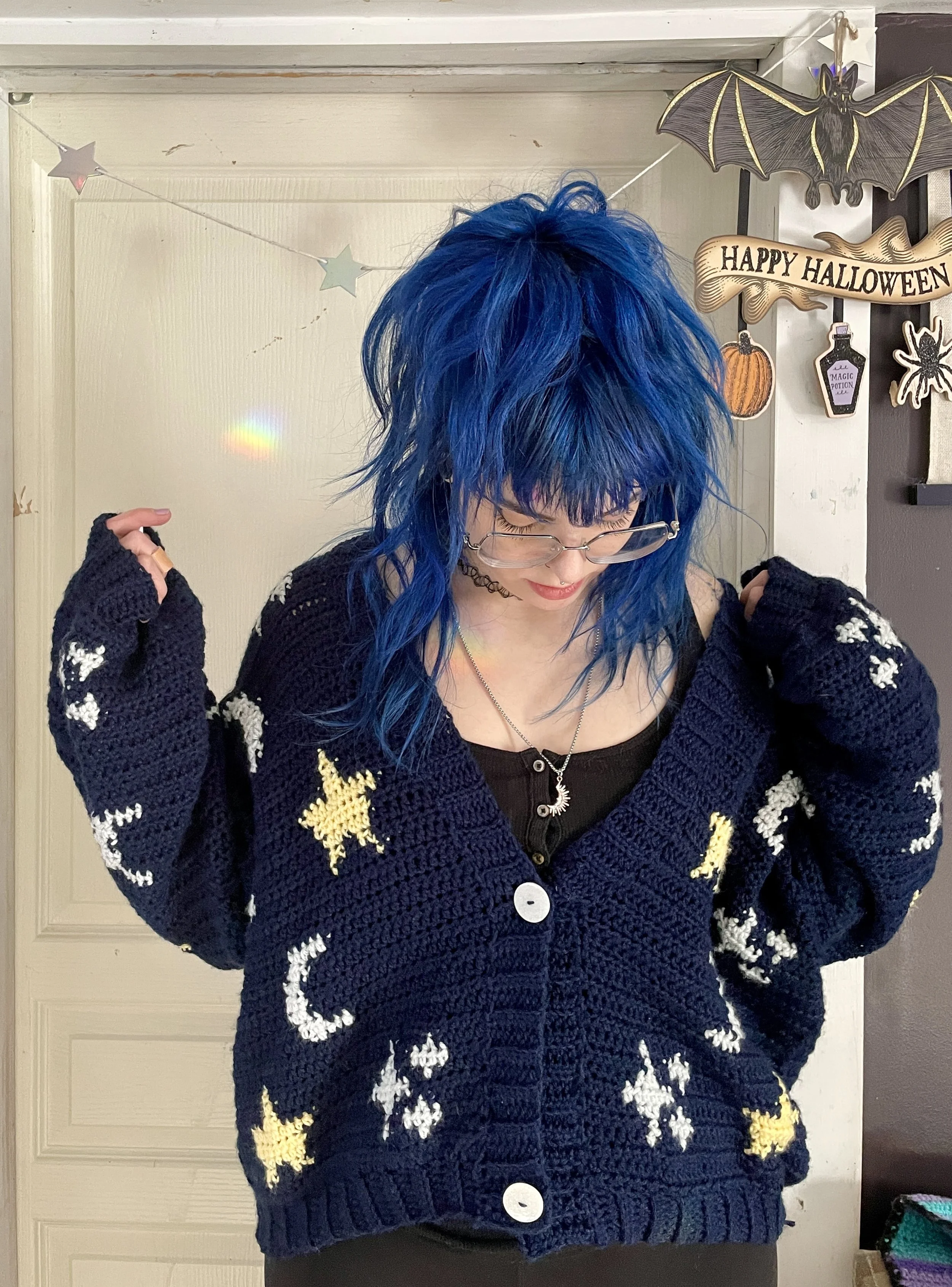 starry night cardigan