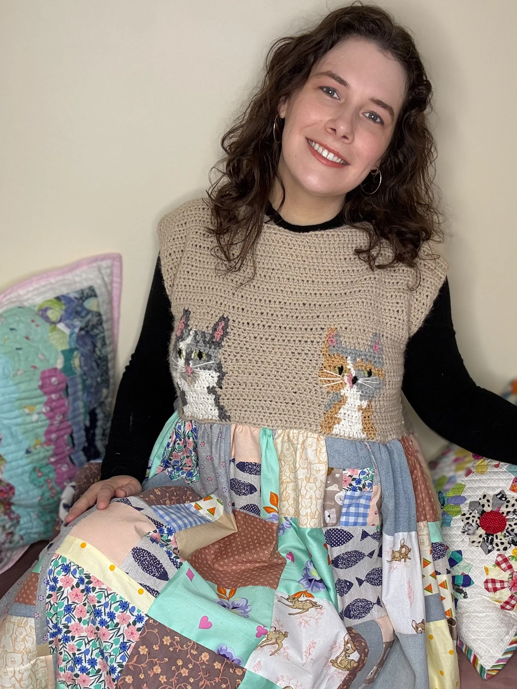 IG @monetarleenkristen made with babydoll dress pattern