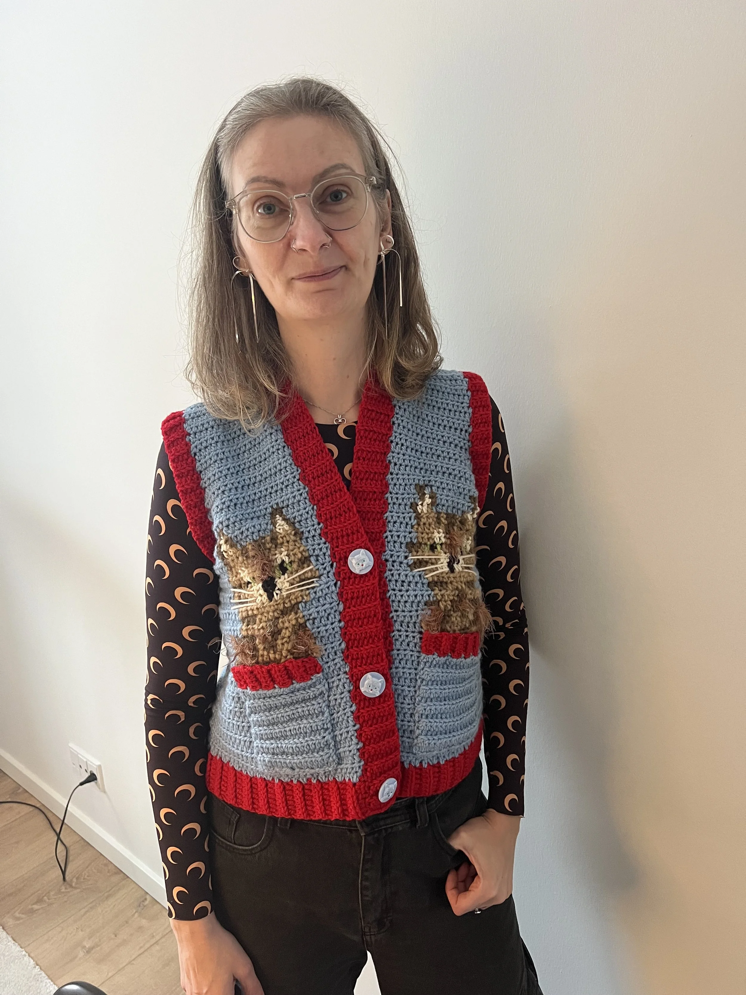 IG @miemacaia made with pair of vests pattern