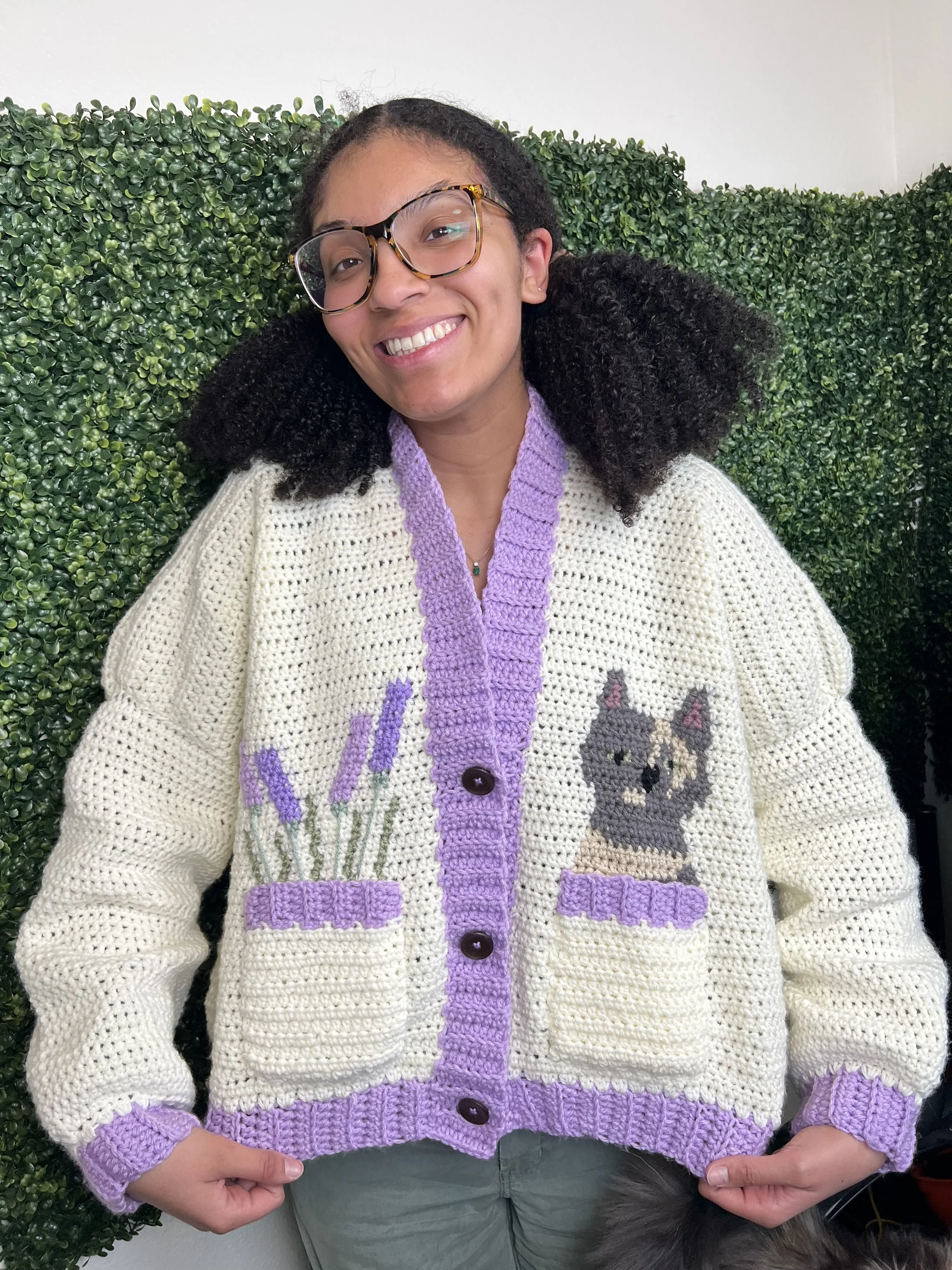 featuring lavender from the pocket full of posies pattern 