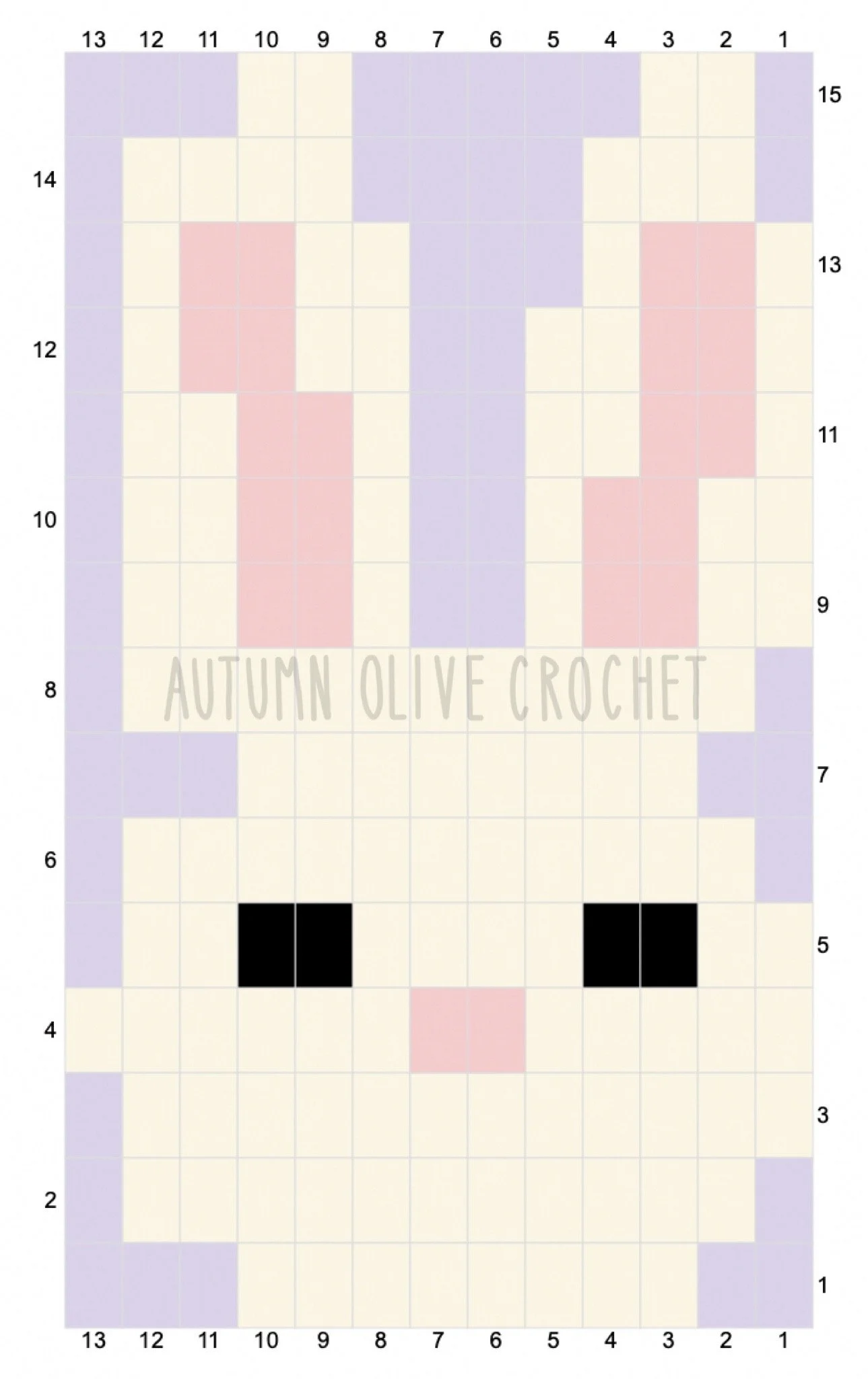 bunny graphic ♡ — autumn olive crochet