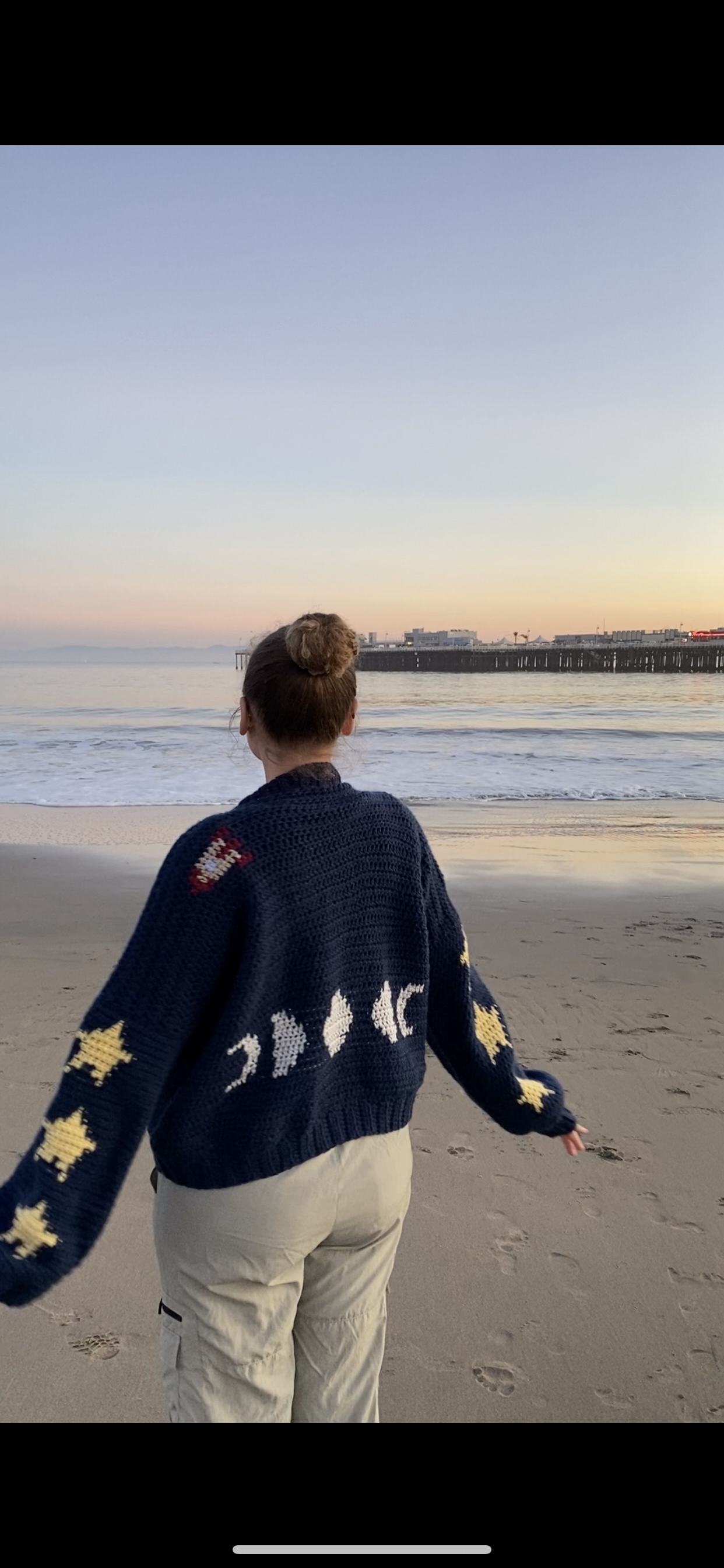 moons & stars cardigan