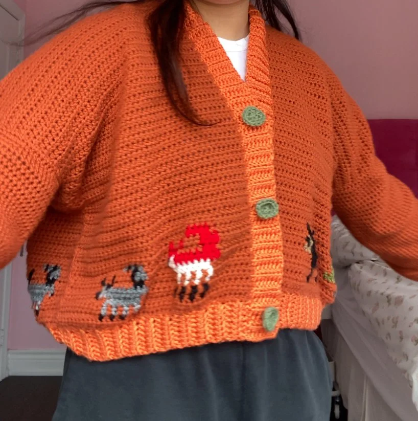 crocheted buttons!!