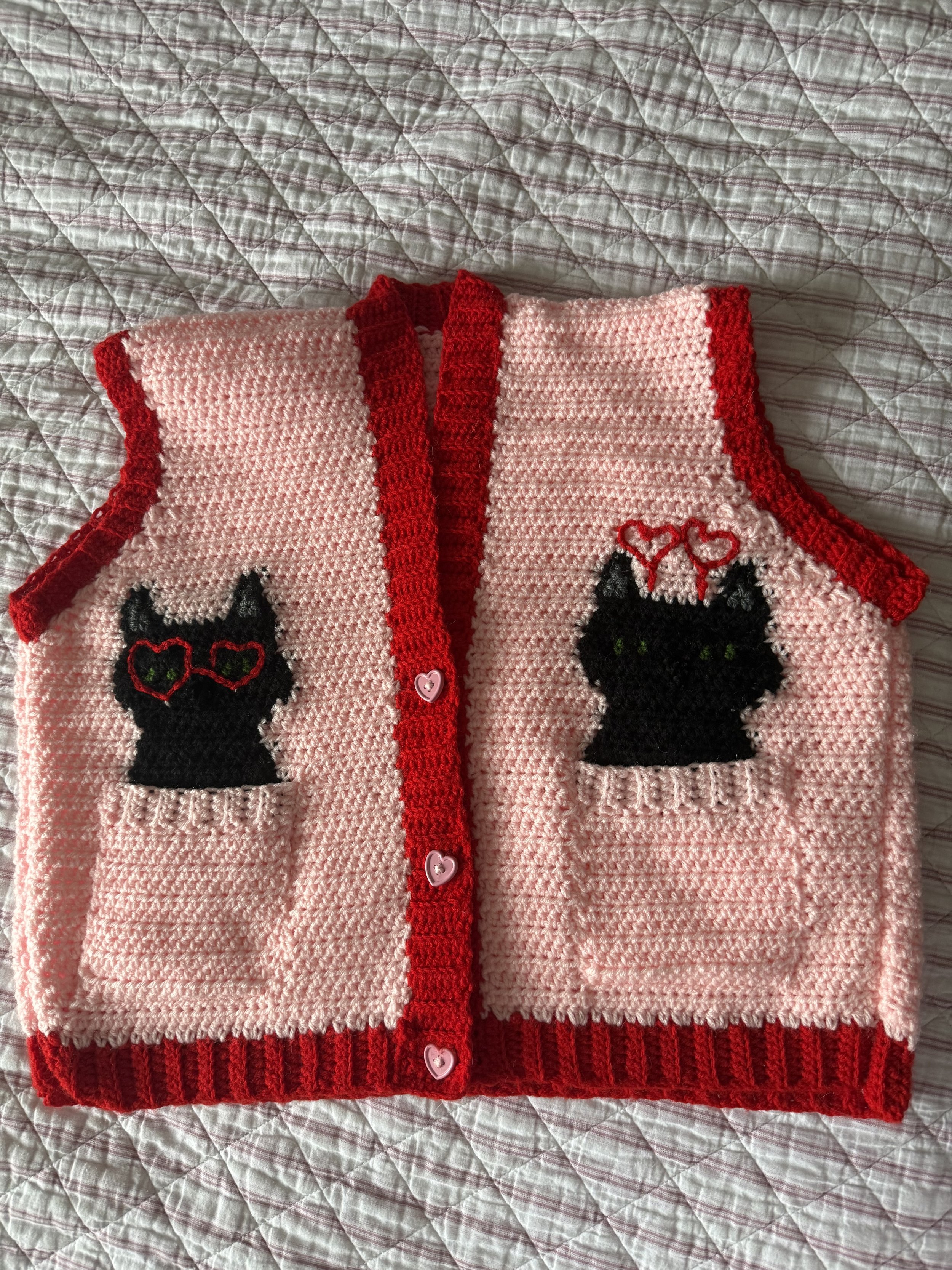 IG @smokehousecrochet made with pair of vests pattern