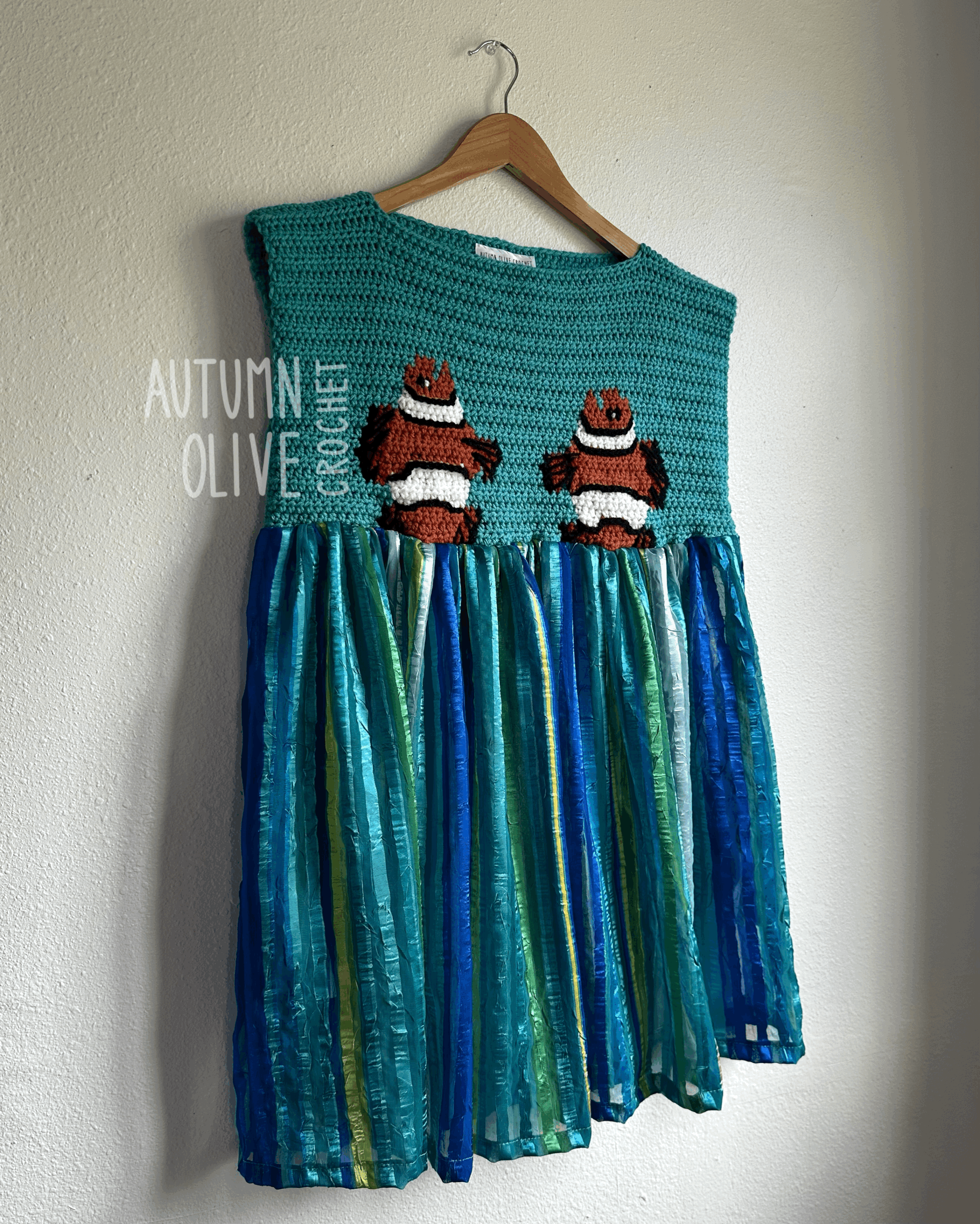 clownfish dress w/ pockets | XS - M