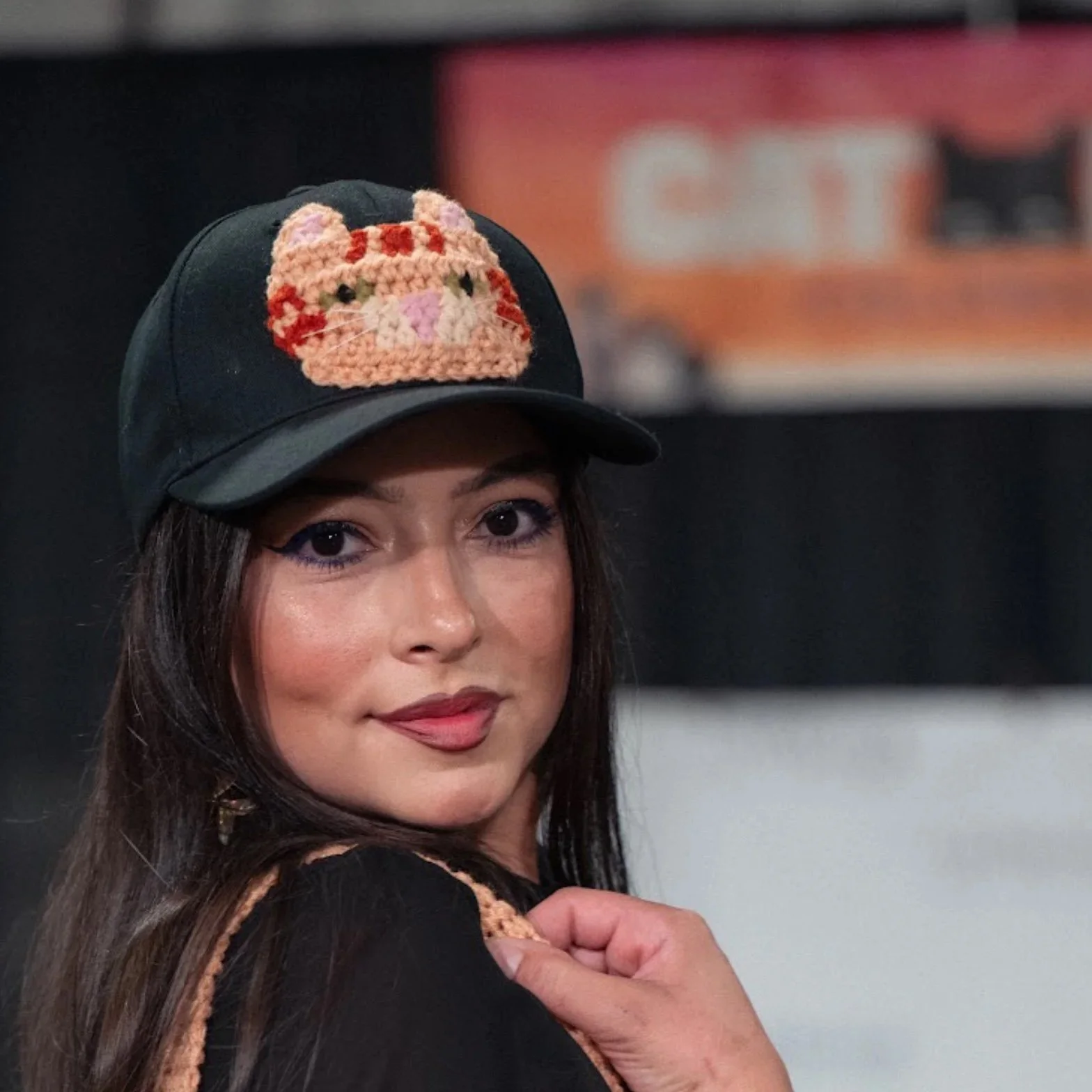 tabby cat baseball cap