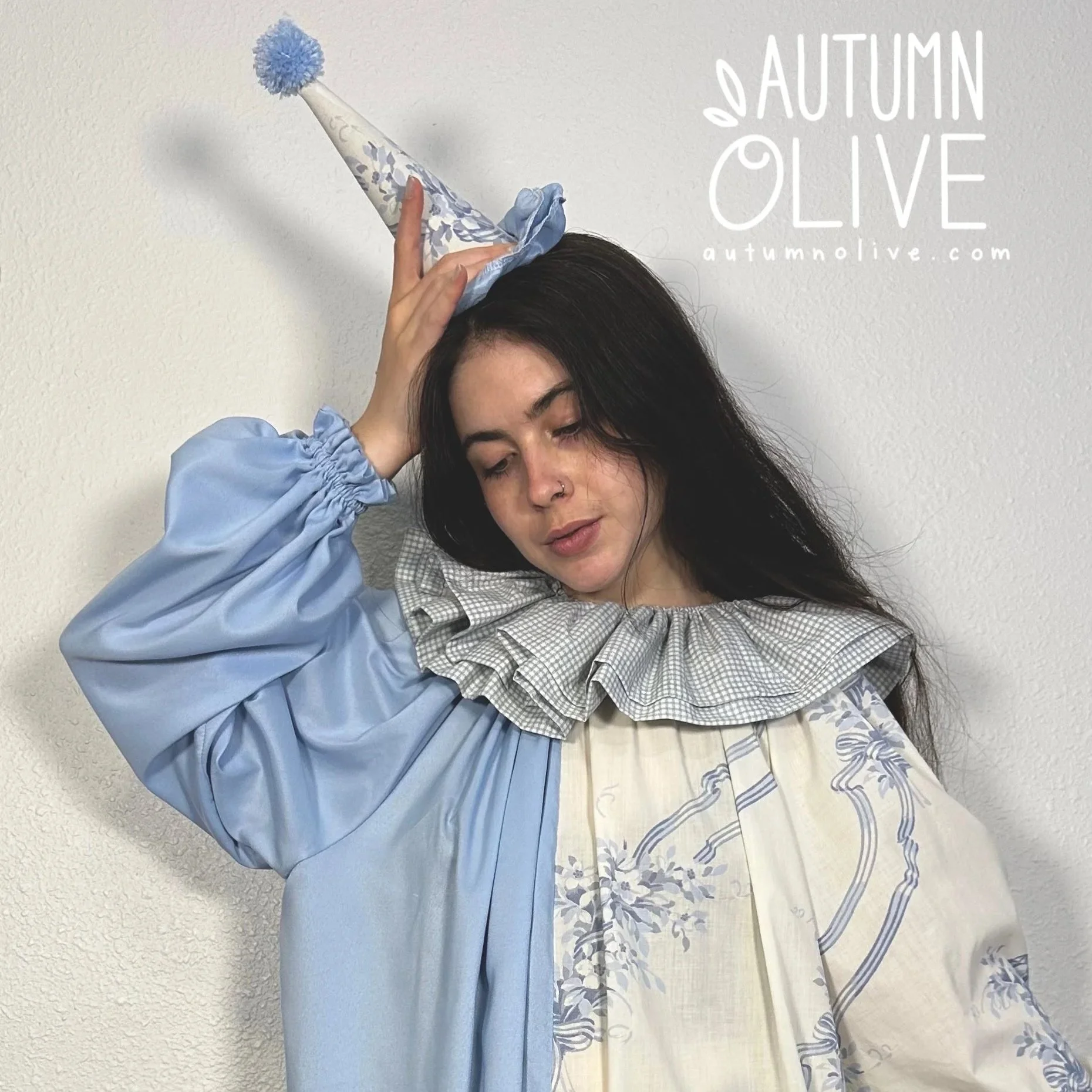 ruffled ribbons clown suit | XS-2X