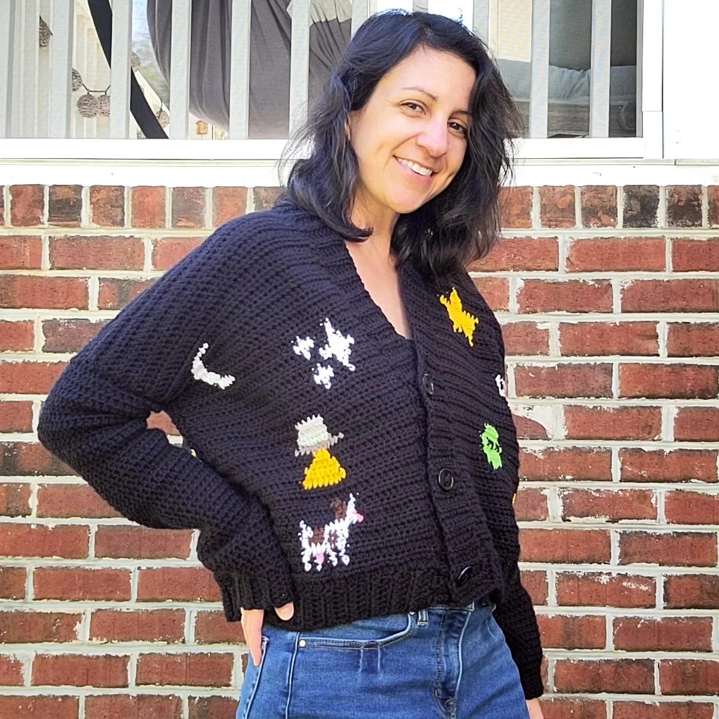 space case cardigan