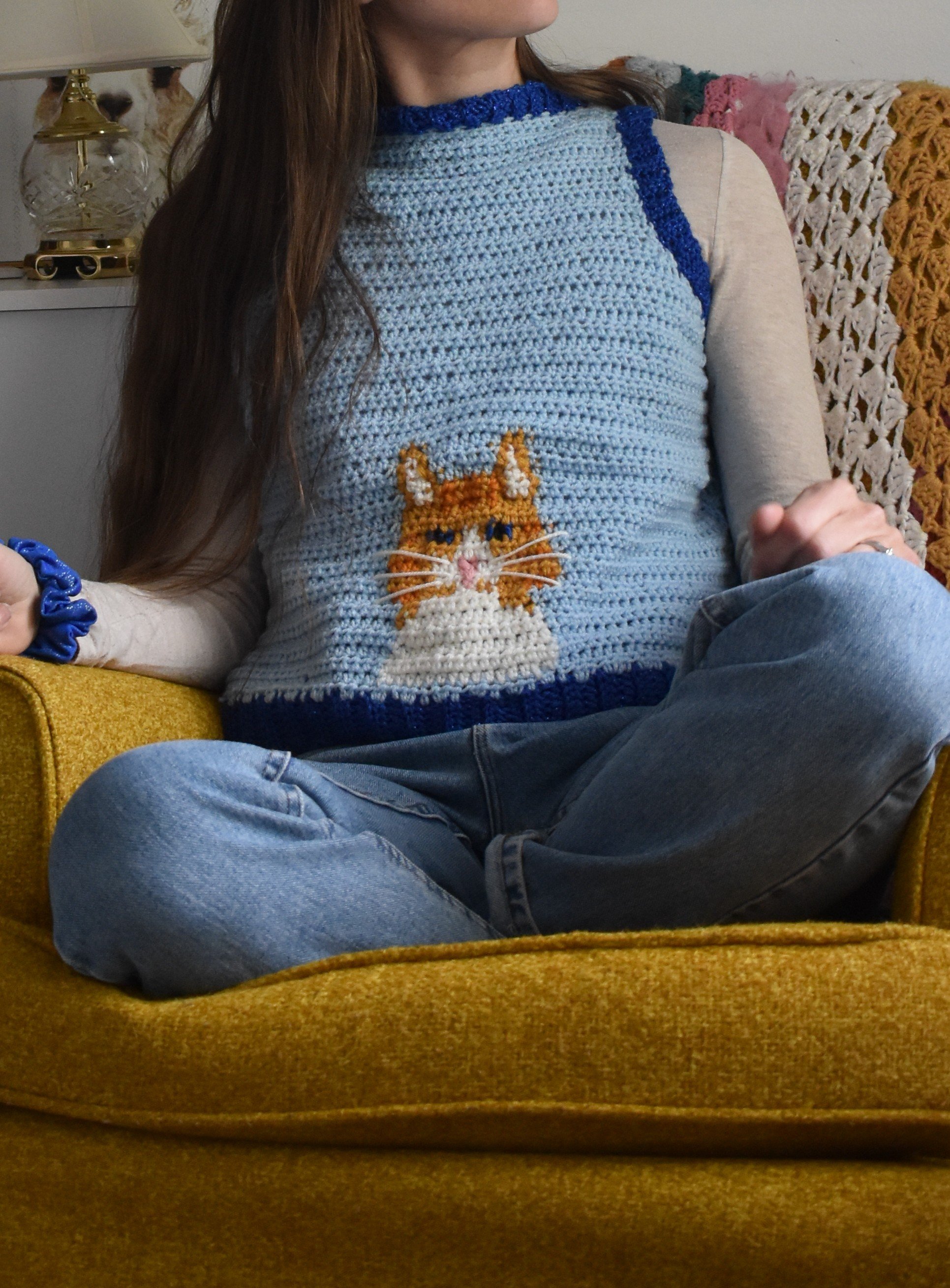 IG @themiddlegarden made with pair of vests pattern