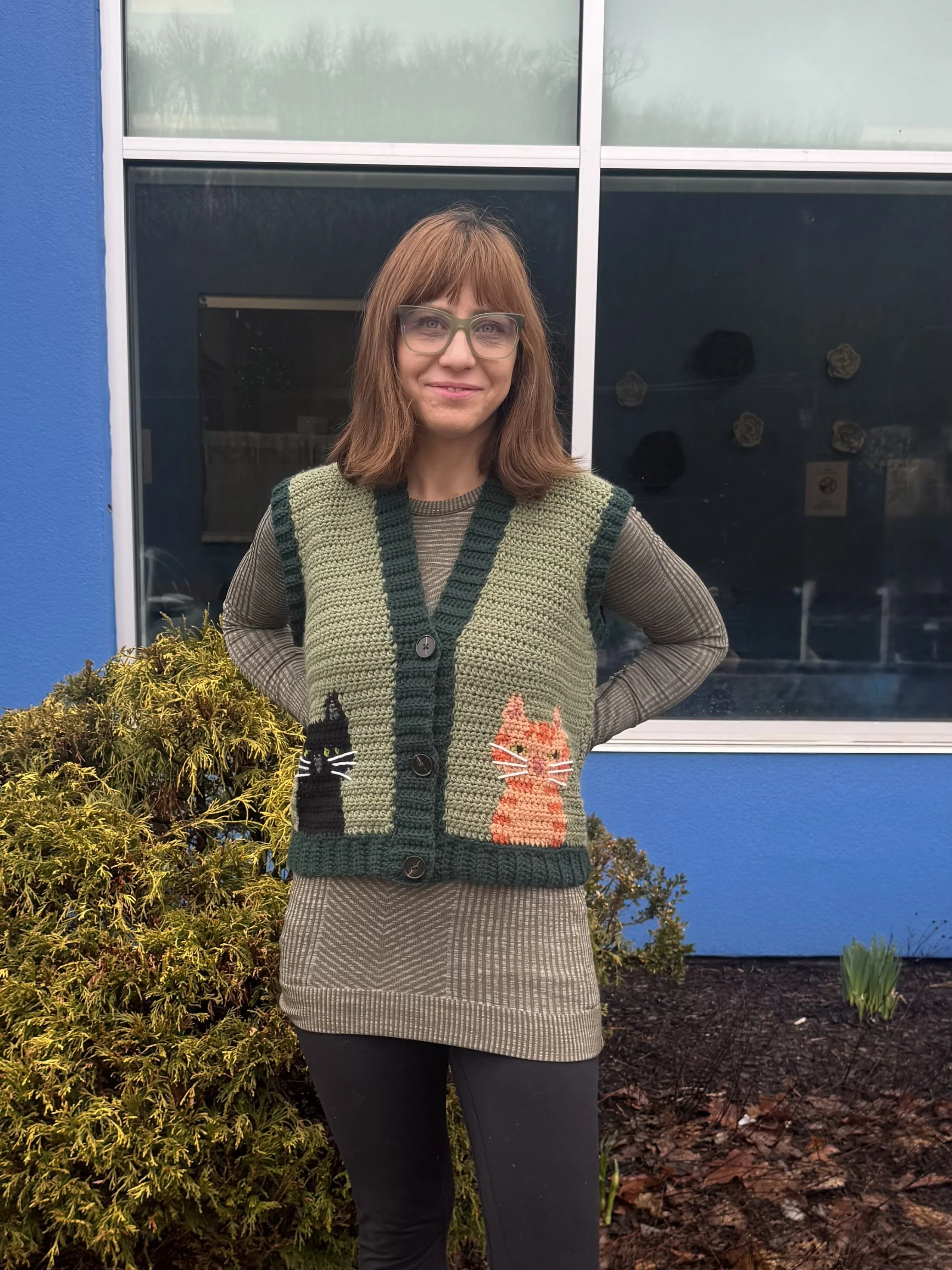 IG @jlbcrochet made with pair of vests pattern