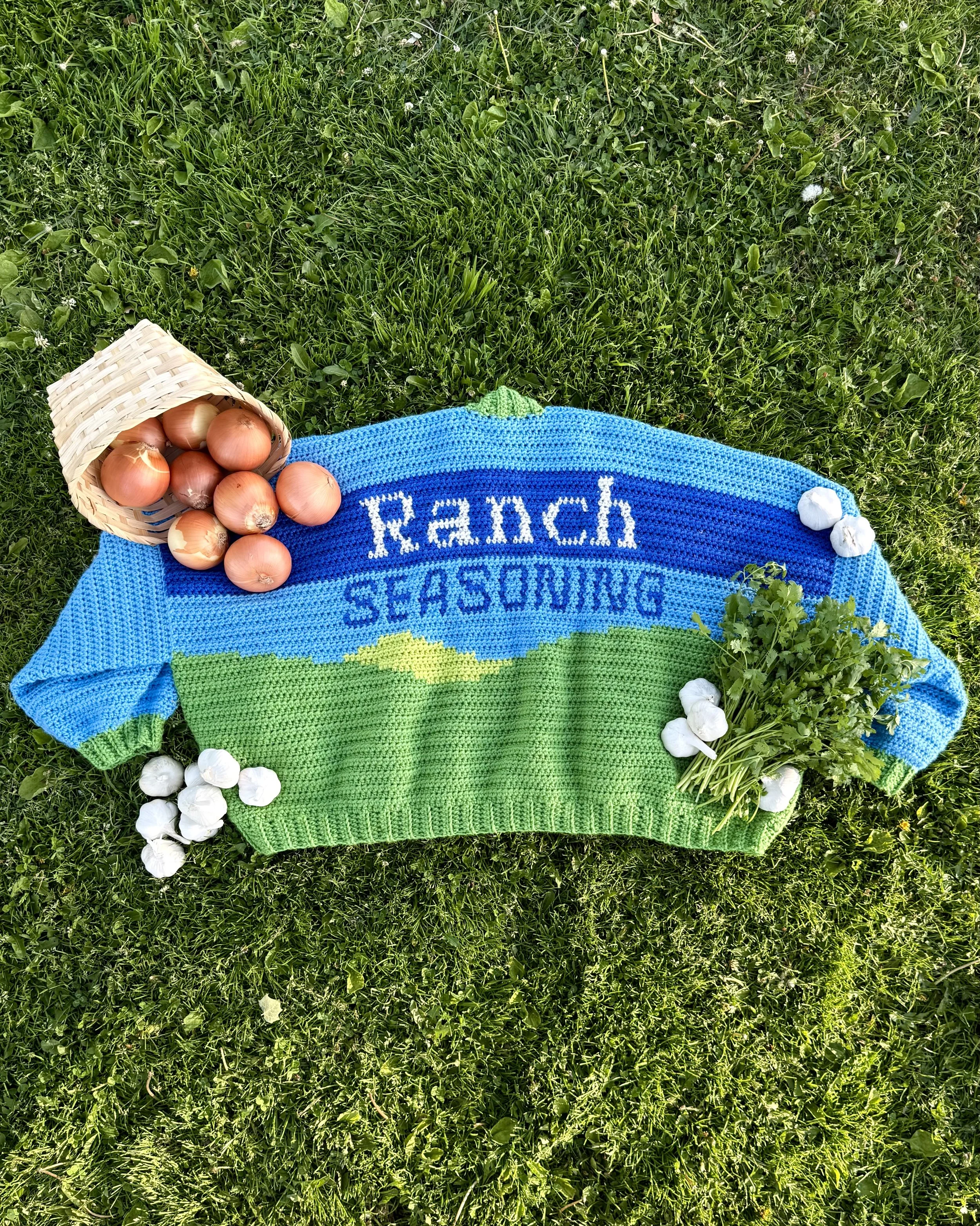 ranch as a cardigan!