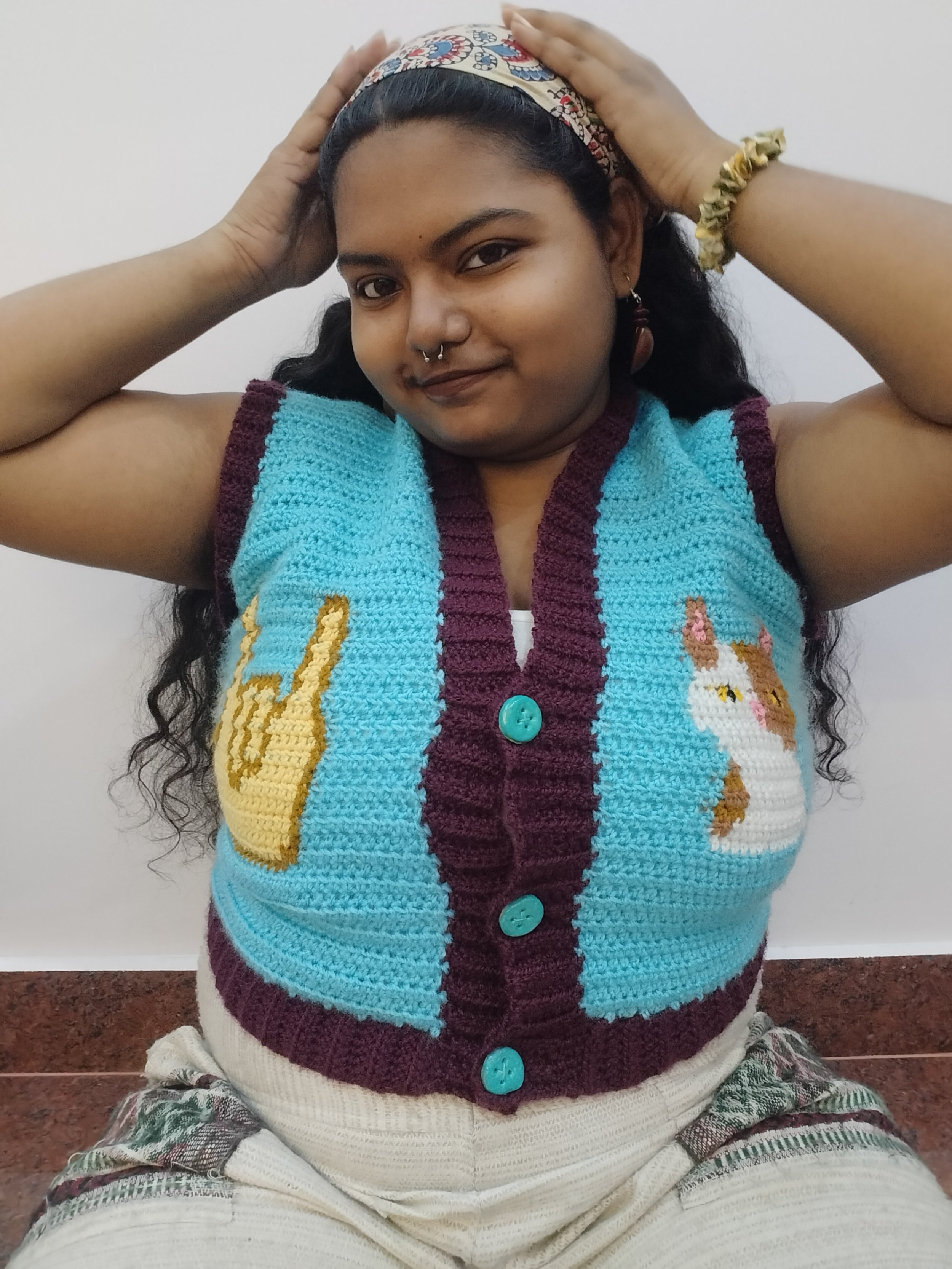 IG @thecrochetkhwaab made with pair of vests pattern