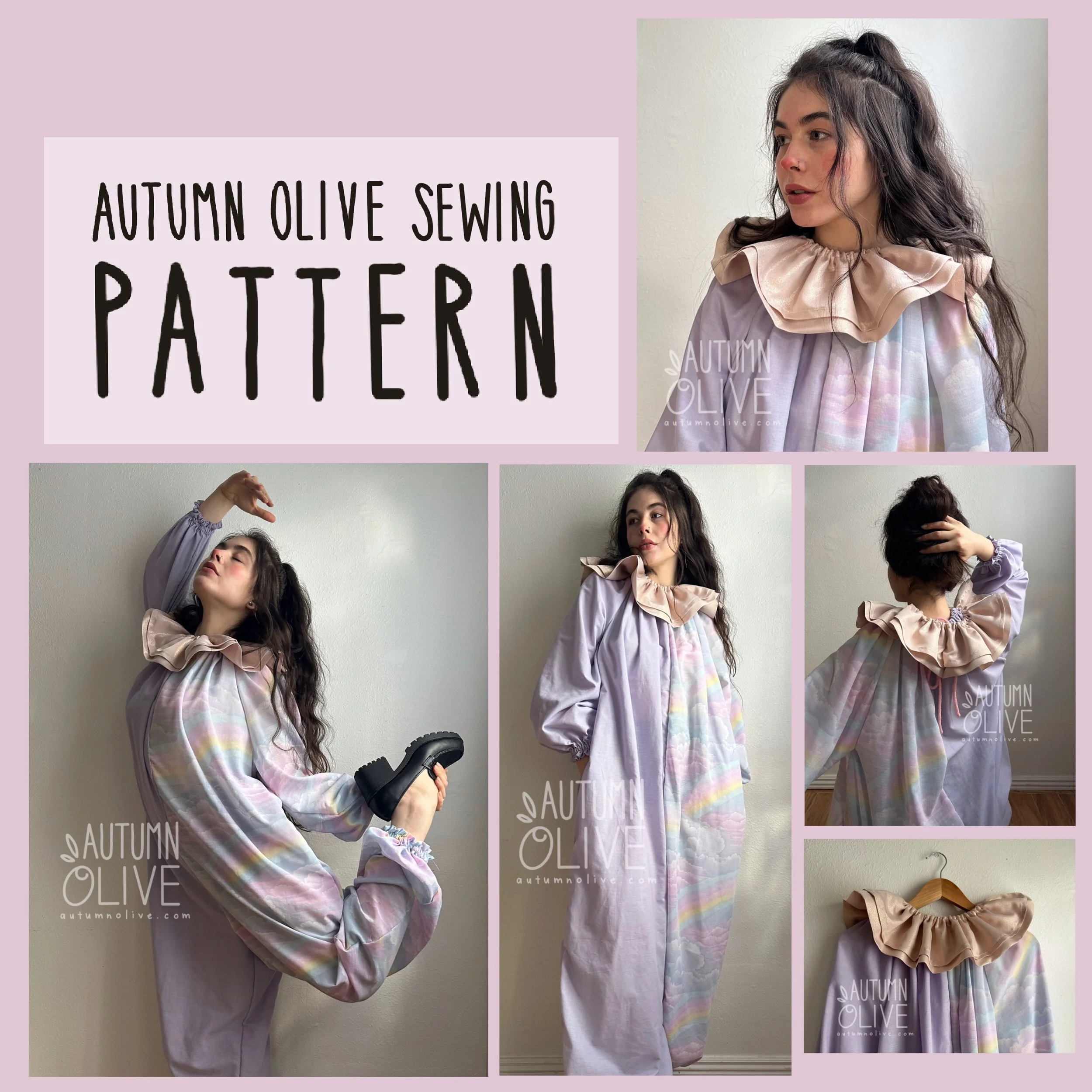 autumn olive clown costume sewing pattern ♡