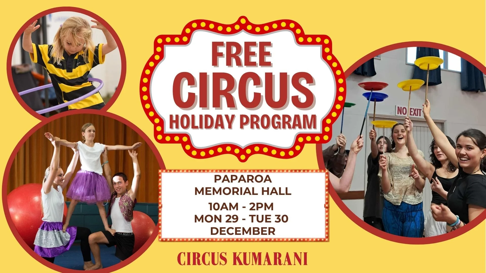 Paparoa Circus Holiday Program