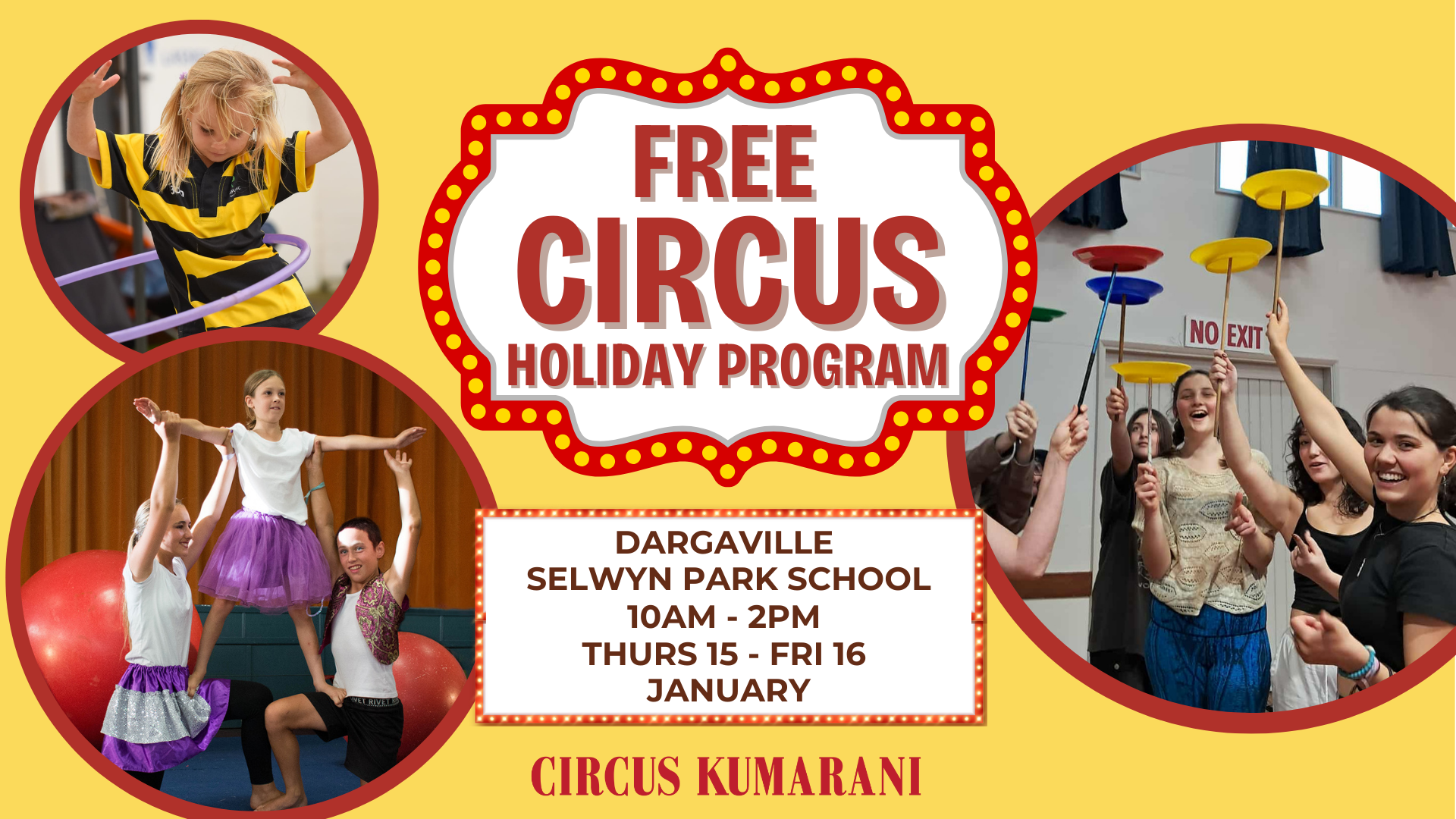 Dargaville Circus Holiday Program