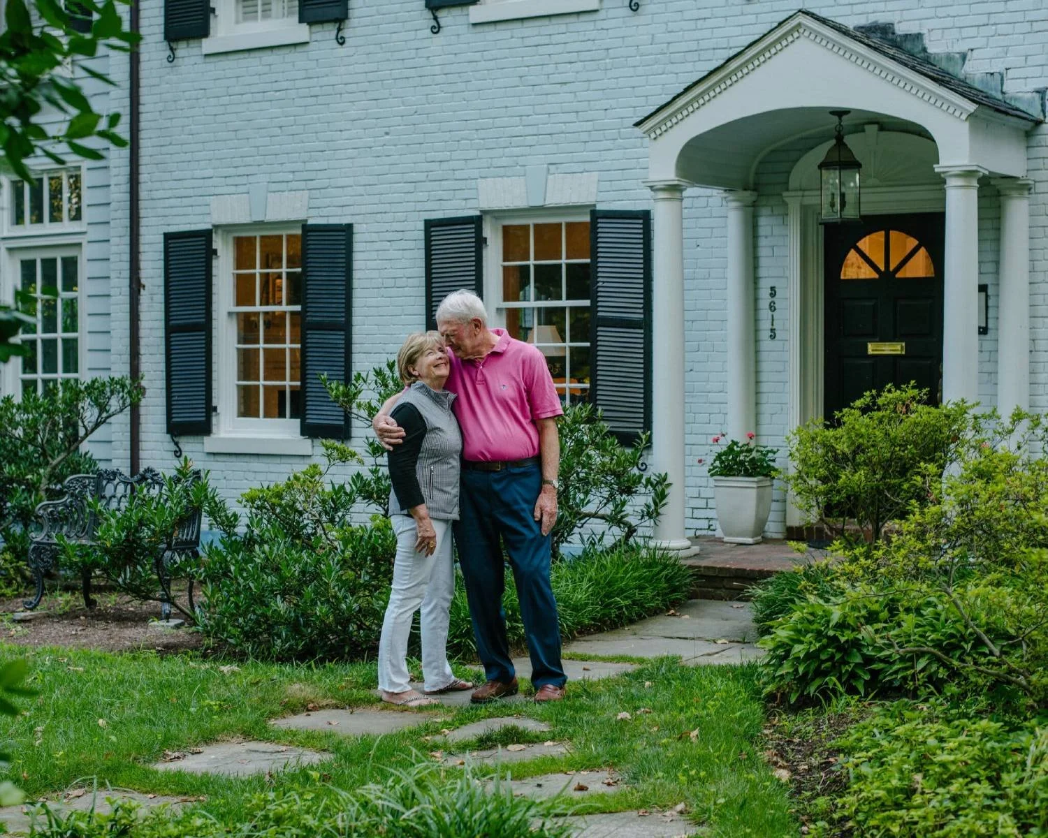 happy elderly parents