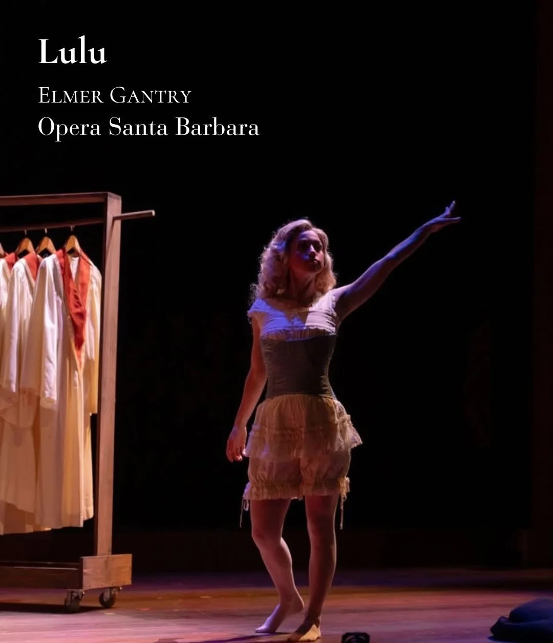 Had the best time bringing Lulu to life with Opera Santa Barbara!💕