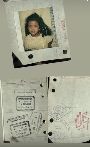 Childhood photo V. Sarita Singh