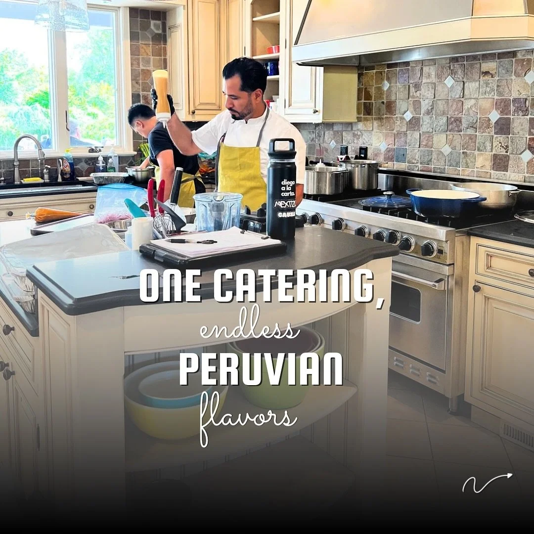 From Peruvian classics to Nikkei, Latin, Asian, and European flavors.

Every menu is crafted to your taste 🍴✨. I work closely with you from start to finish to balance the perfect menu for your occasion, ensuring each dish is flawless and every exper