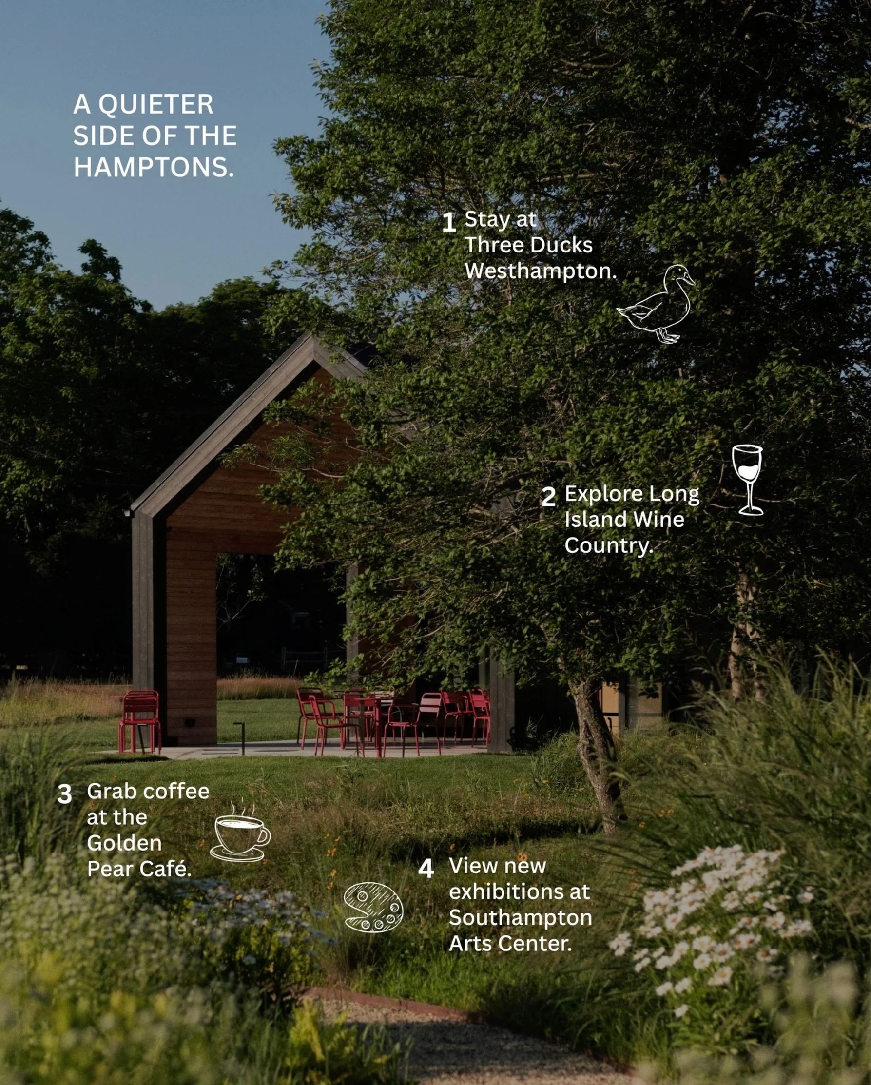 60 degrees in the city? We head east. 🍂

A few client stops worth making this fall:

@threeduckswesthampton for a quieter Westhampton weekend and the kind of off-season East End stay we love

@liwinecountry for harvest season across the North Fork v