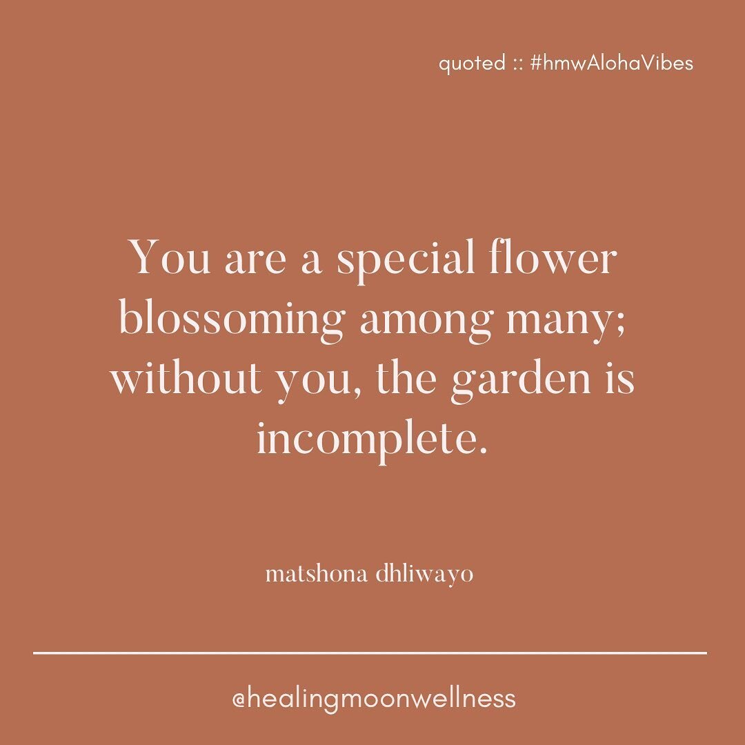 You are special. You are important. You are needed.✨🧡✨ #hmwAlohaVibes