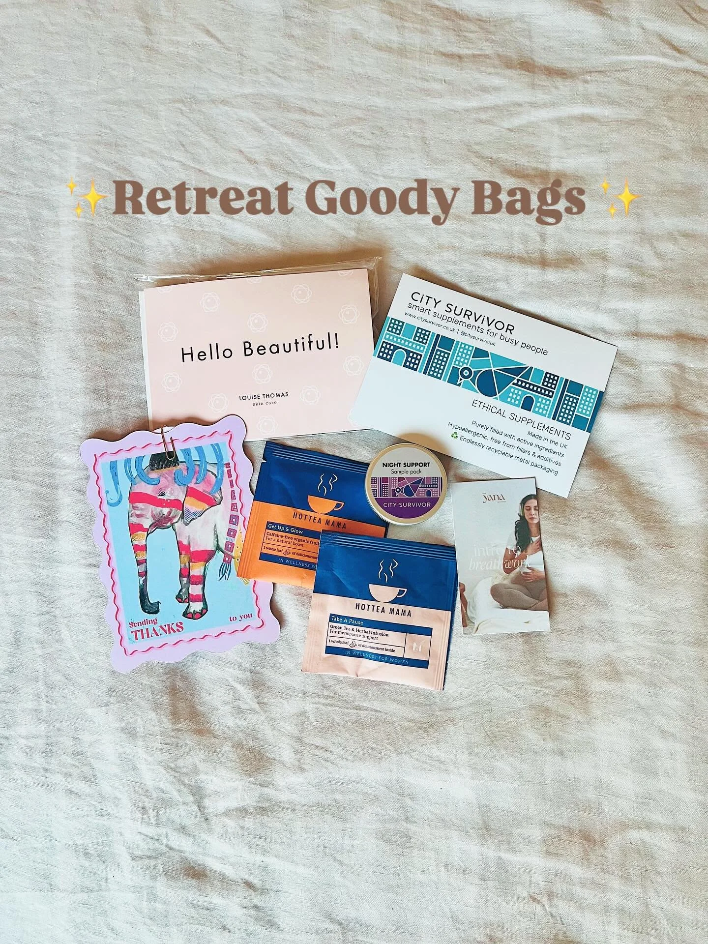 ✨Want to know what makes our retreats just that little bit extra? ✨

It&rsquo;s the care and collaboration that goes into every detail - like the wonderful individuals and brands who helped bring extra moments of calm and care to our Autumn Reset Ret
