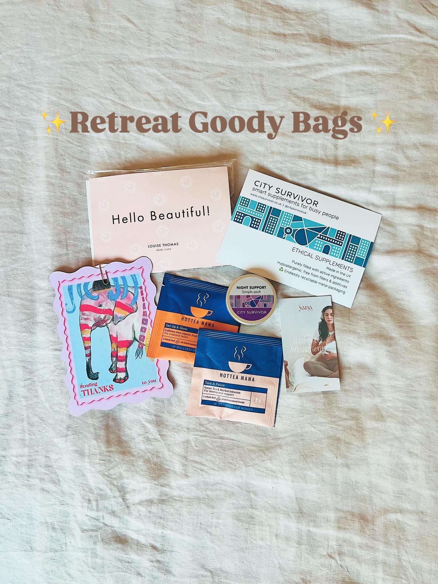 ✨Want to know what makes our retreats just that little bit extra? ✨

It&rsquo;s the care and collaboration that goes into every detail - like the wonderful individuals and brands who helped bring extra moments of calm and care to our Autumn Reset Ret