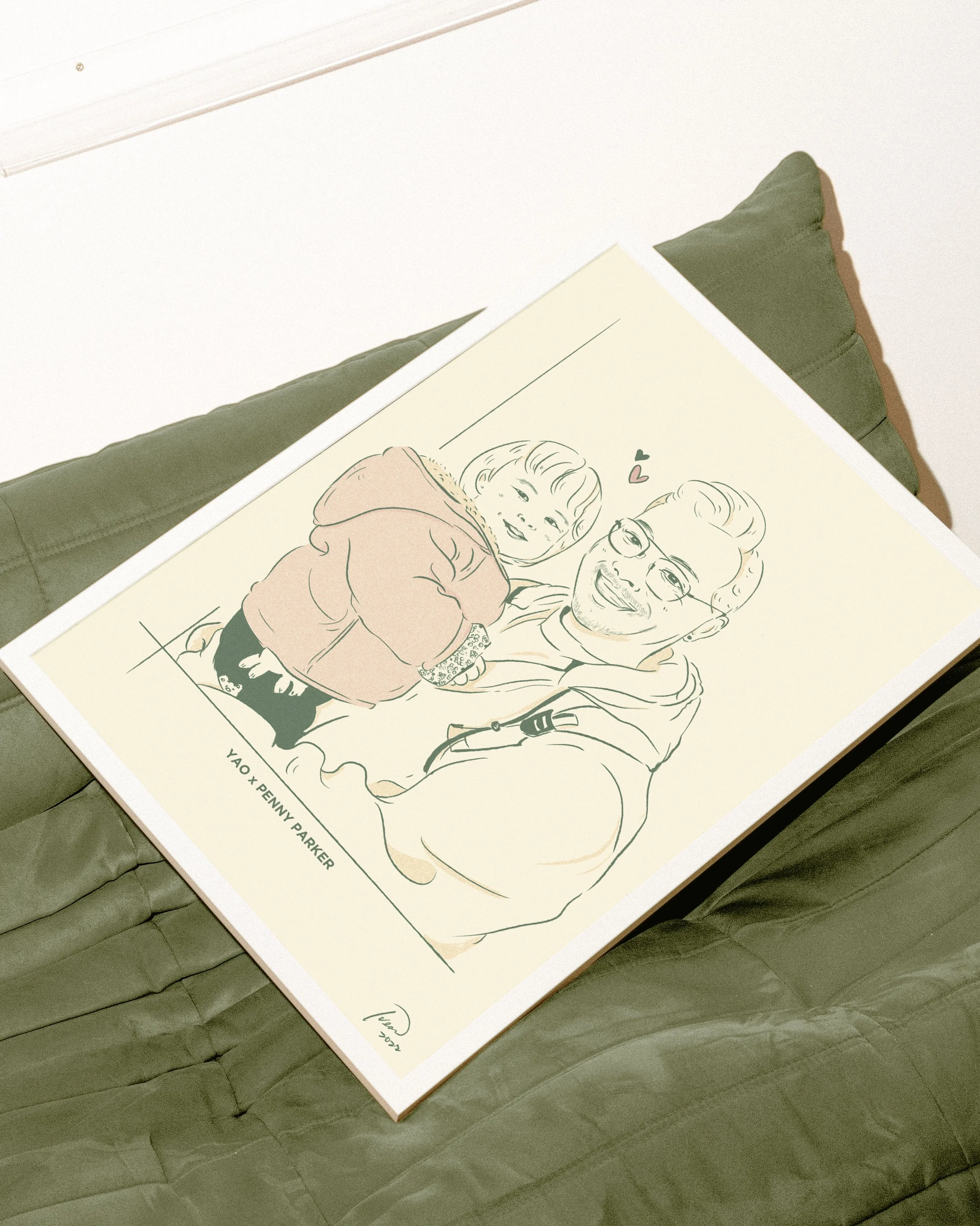 Custom illustration for Chloe from Ives
