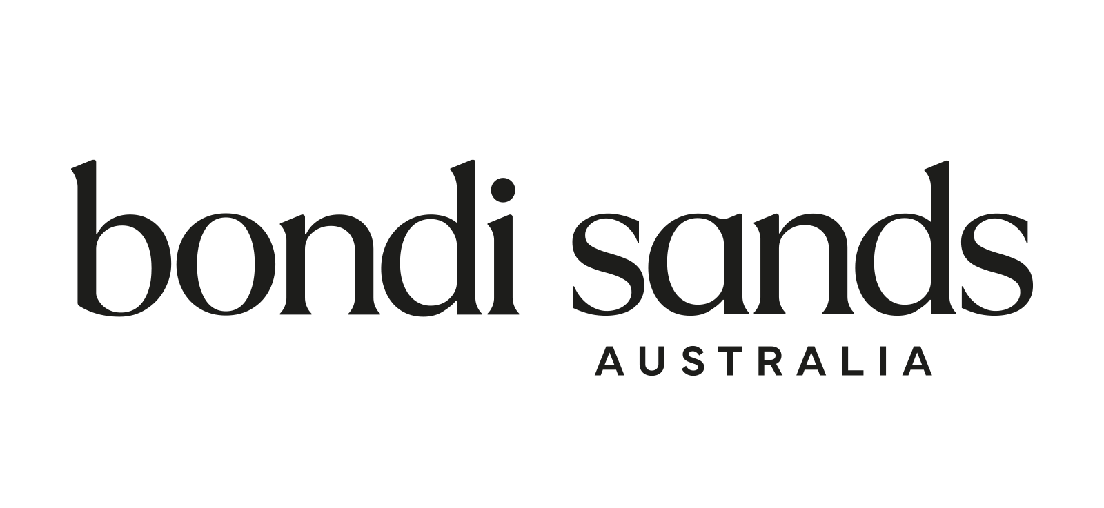 Bondi Sands logo with text 'Bondi Sands Australia' in black.