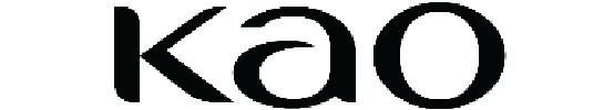 KAO logo in black text on a white background