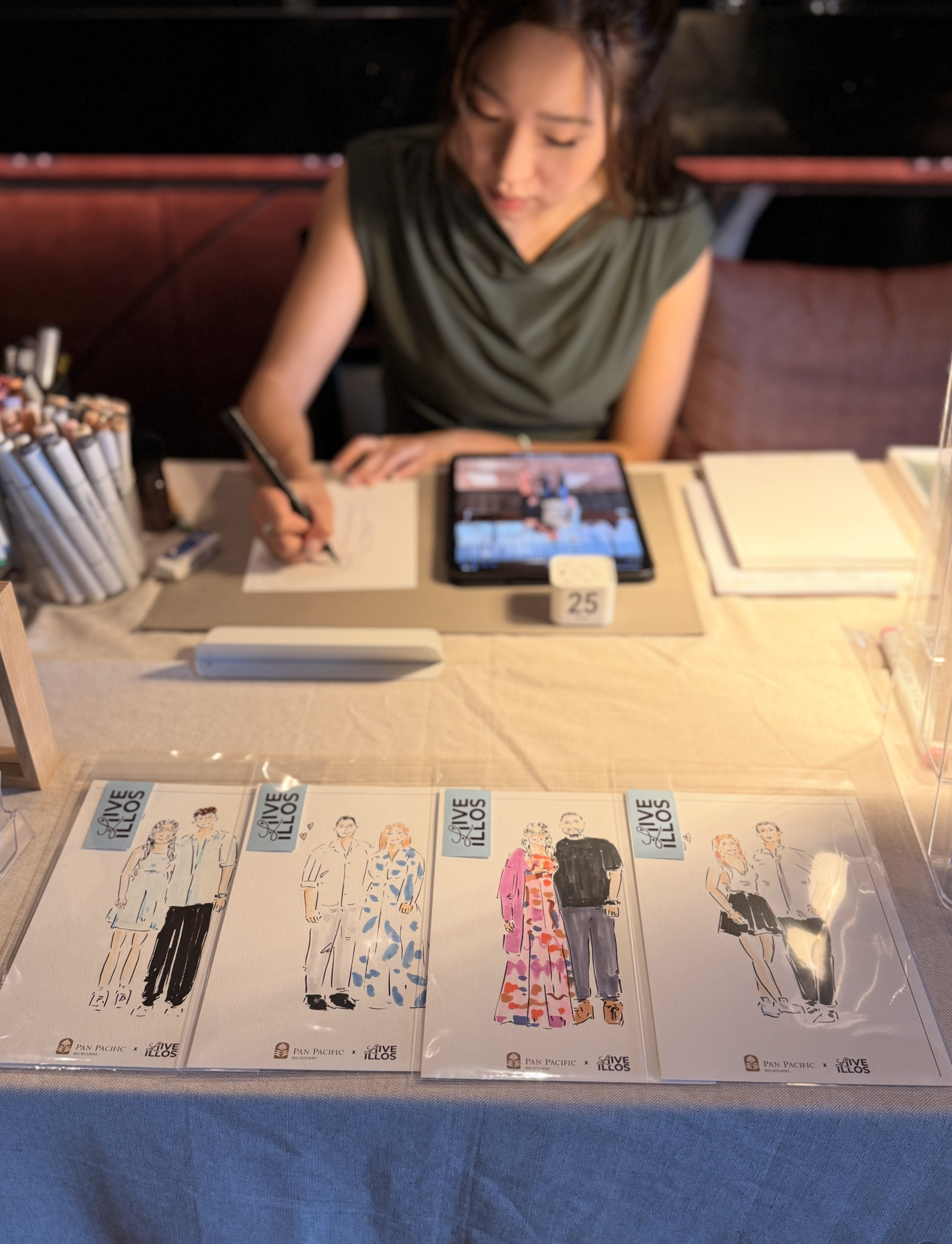 Pan Pacific Valentines Day x Live illos 