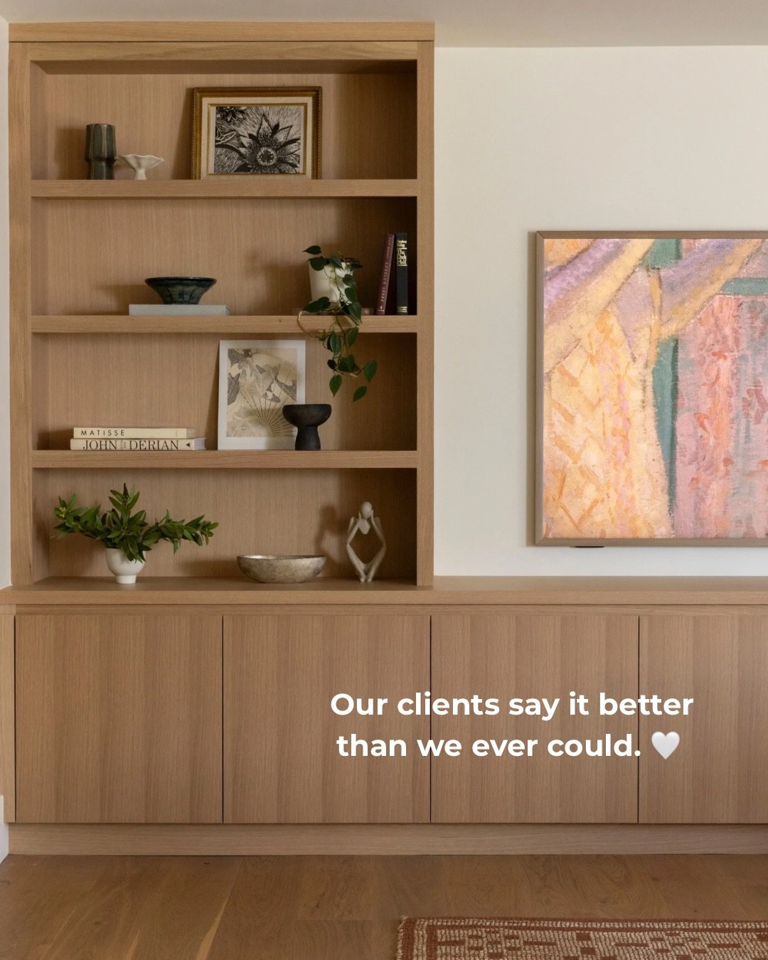 Every project starts with a conversation and ends with a home that finally feels right. Seeing that transformation &mdash; and hearing how it changes the way someone experiences their everyday life &mdash; is everything.

Design: @riseuphome 
Photogr