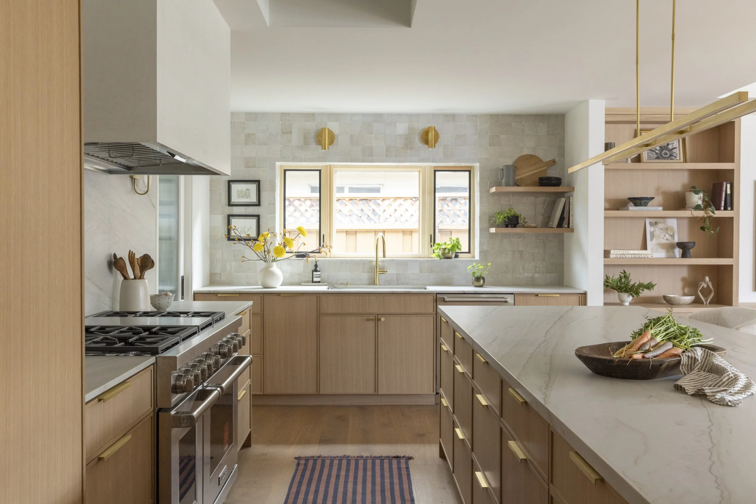 kitchen with picture window