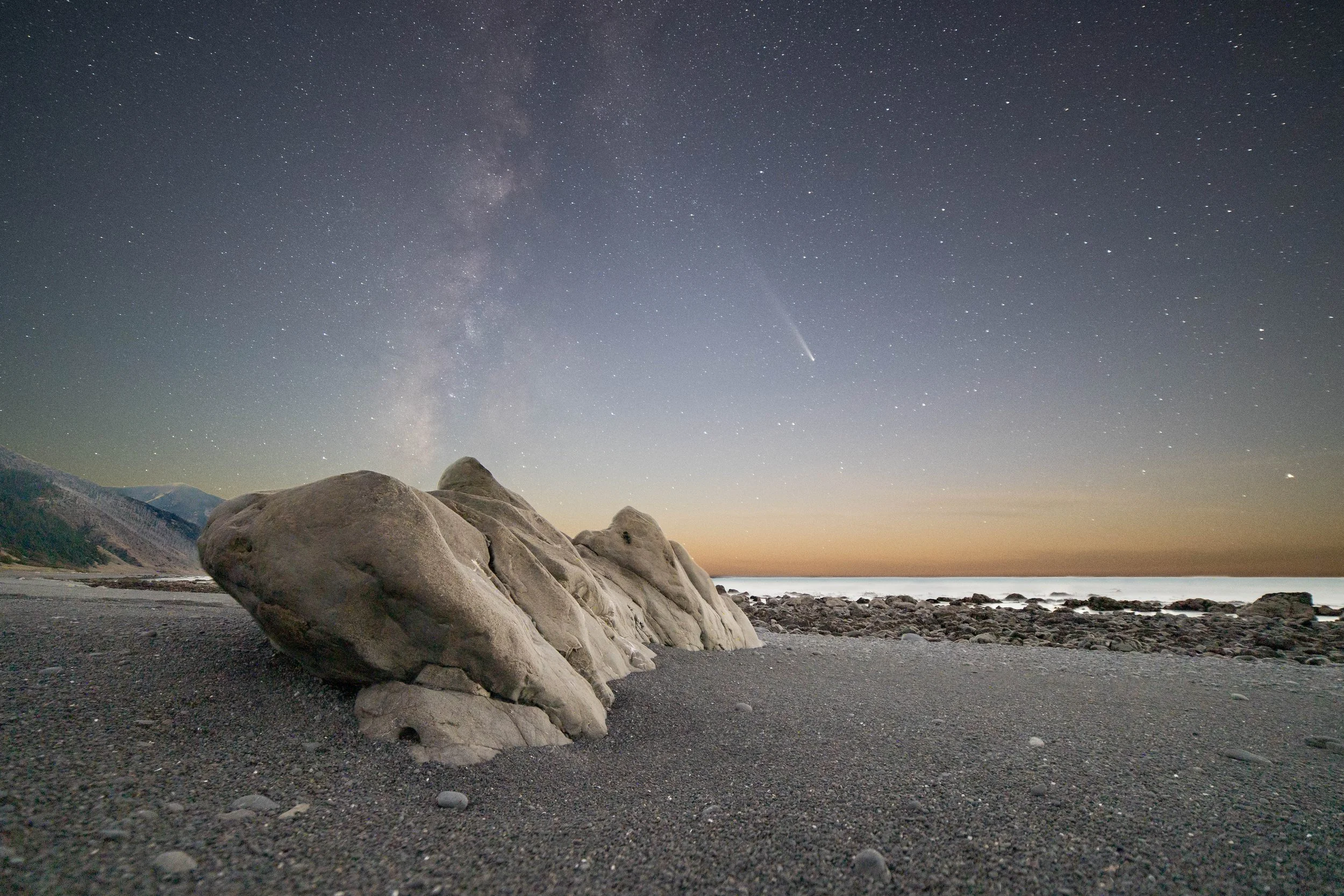 The Lost Coast Rock and Comet