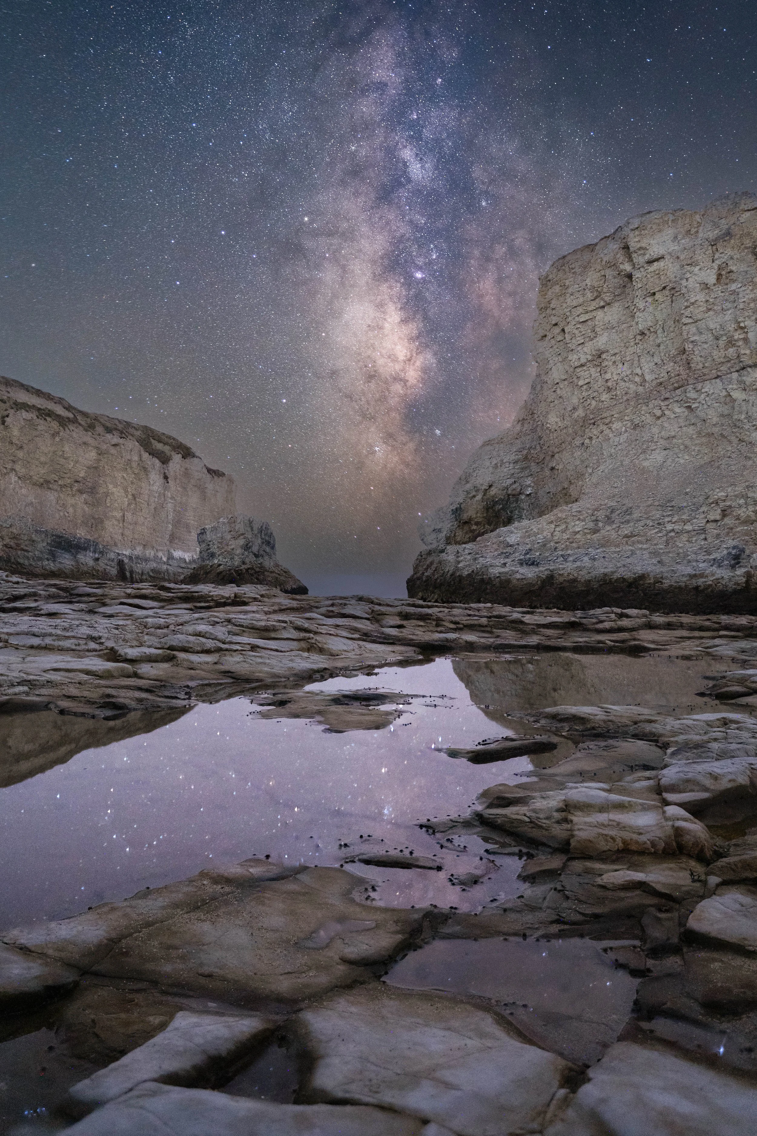 Shark Fin Cove Reflection