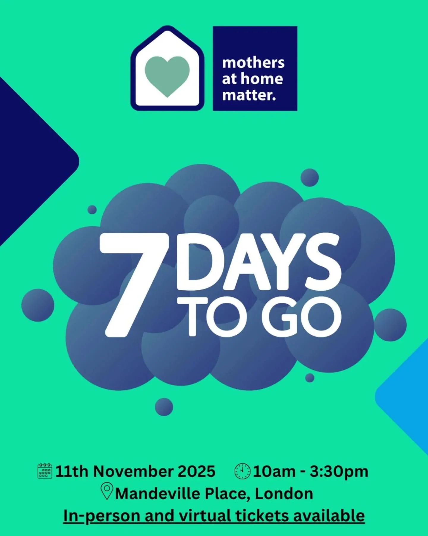 🎉 We're so excited that the MAHM Conference is just 7 days away 🎉

We have an amazing line up of speakers and an interactive workshop to boost your confidence.&nbsp;Plus lots of opportunities for networking and a delicious buffet lunch. 

Come and 